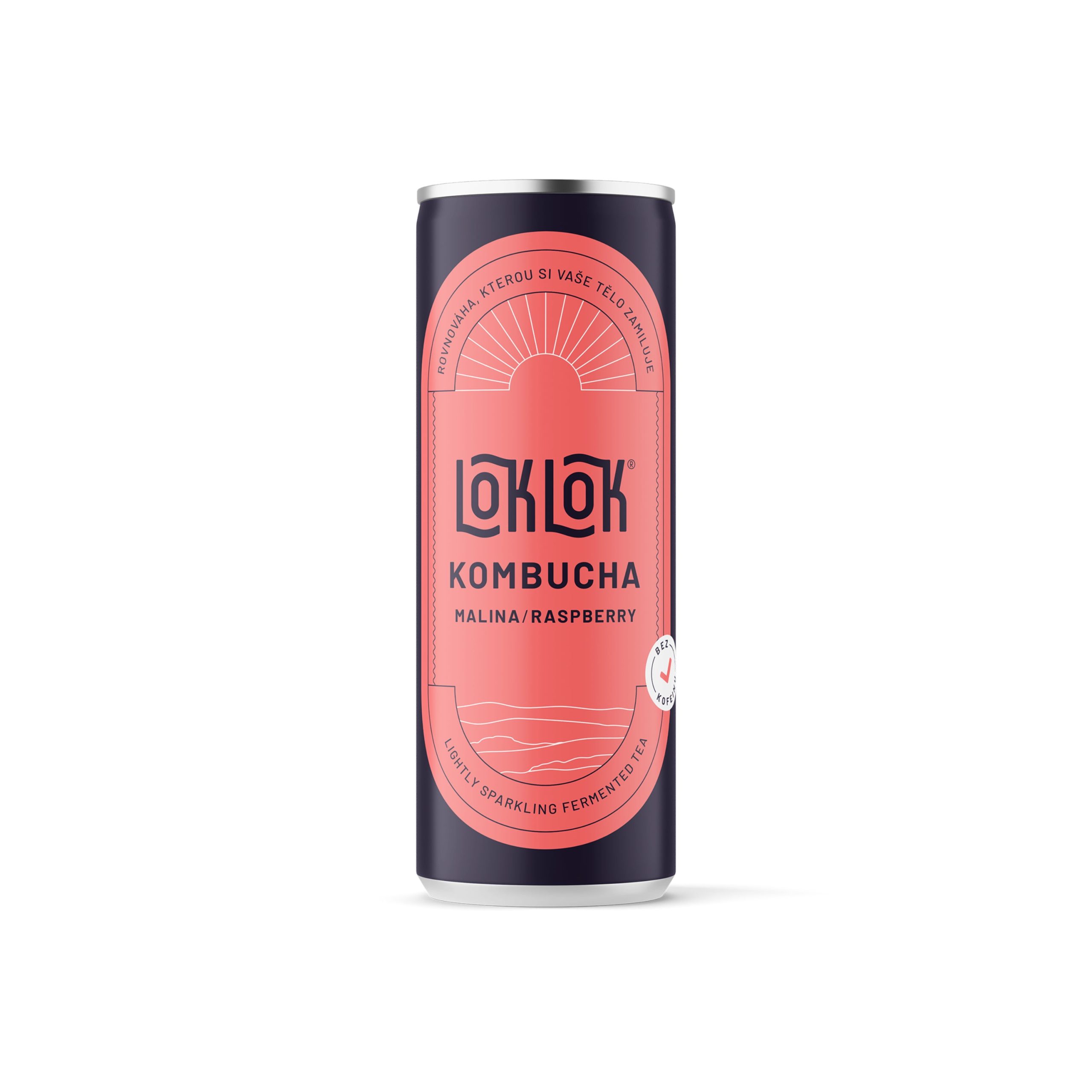 Loklok Kombucha malina plech (330 ml) LOKLOK