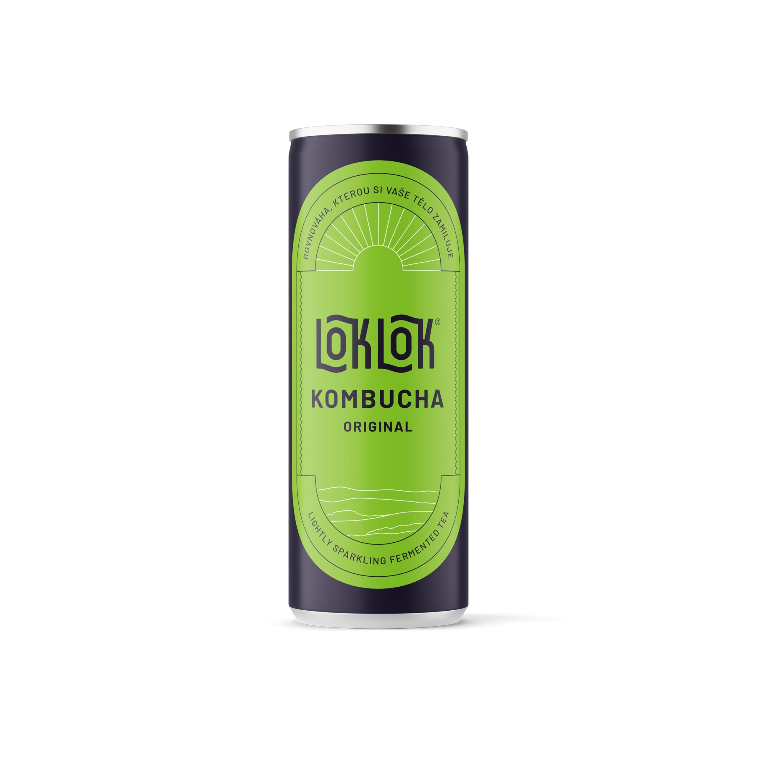 Loklok Kombucha originál plech (330 ml) LOKLOK