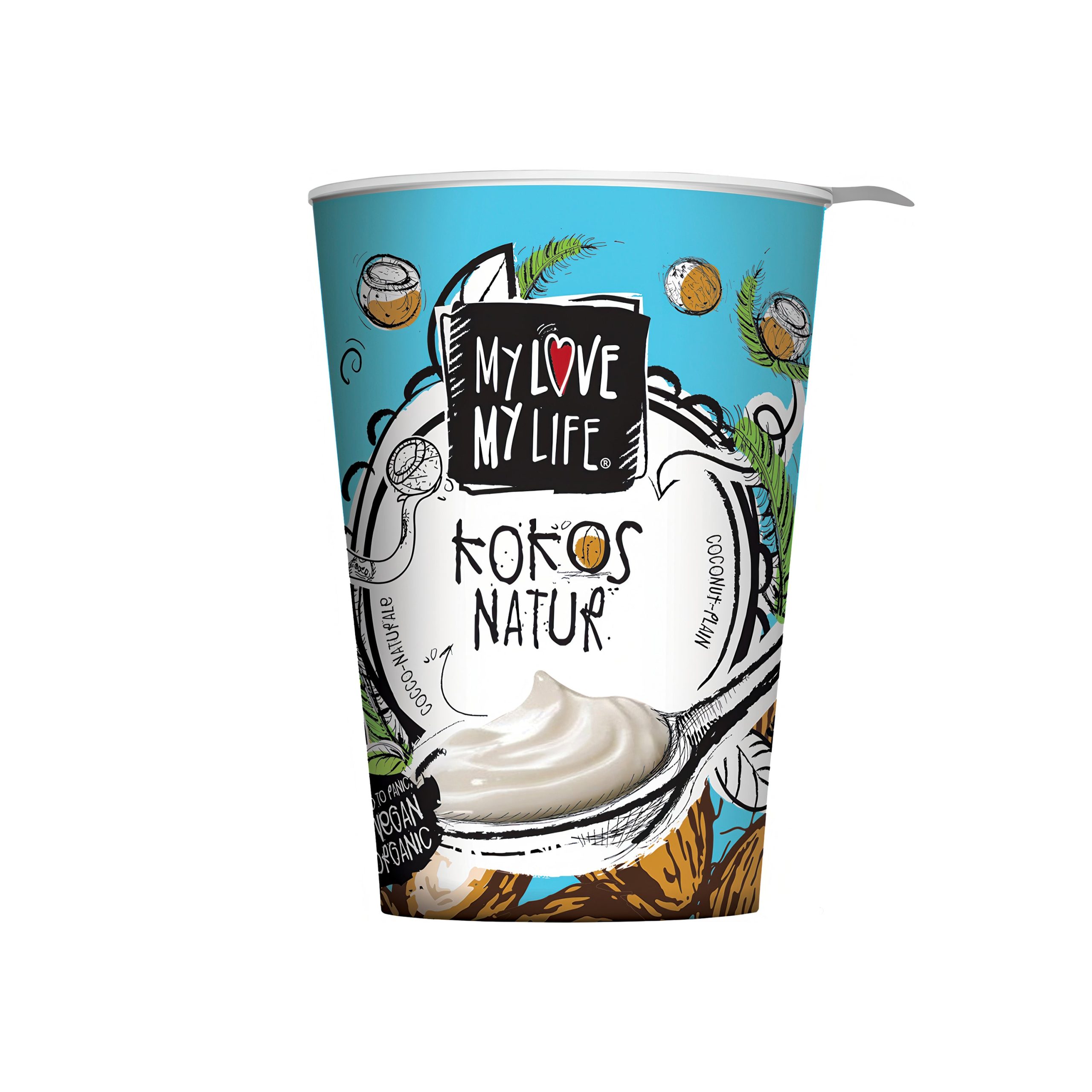 My Love My Life Zakysaný kokosový bílý BIO (400 g) My Love My Life