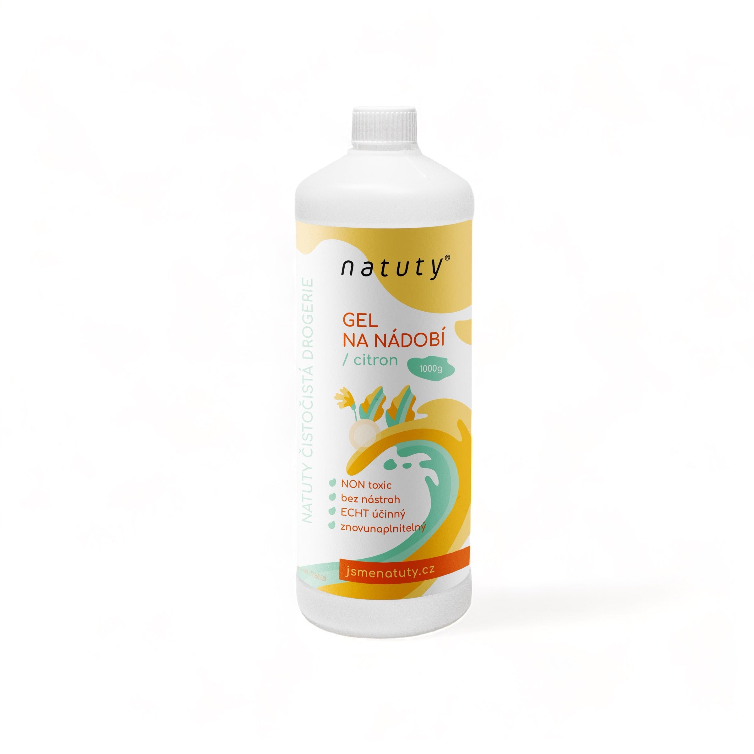 Natuty Gel na nádobí s vůní citronu (1 l) Natuty