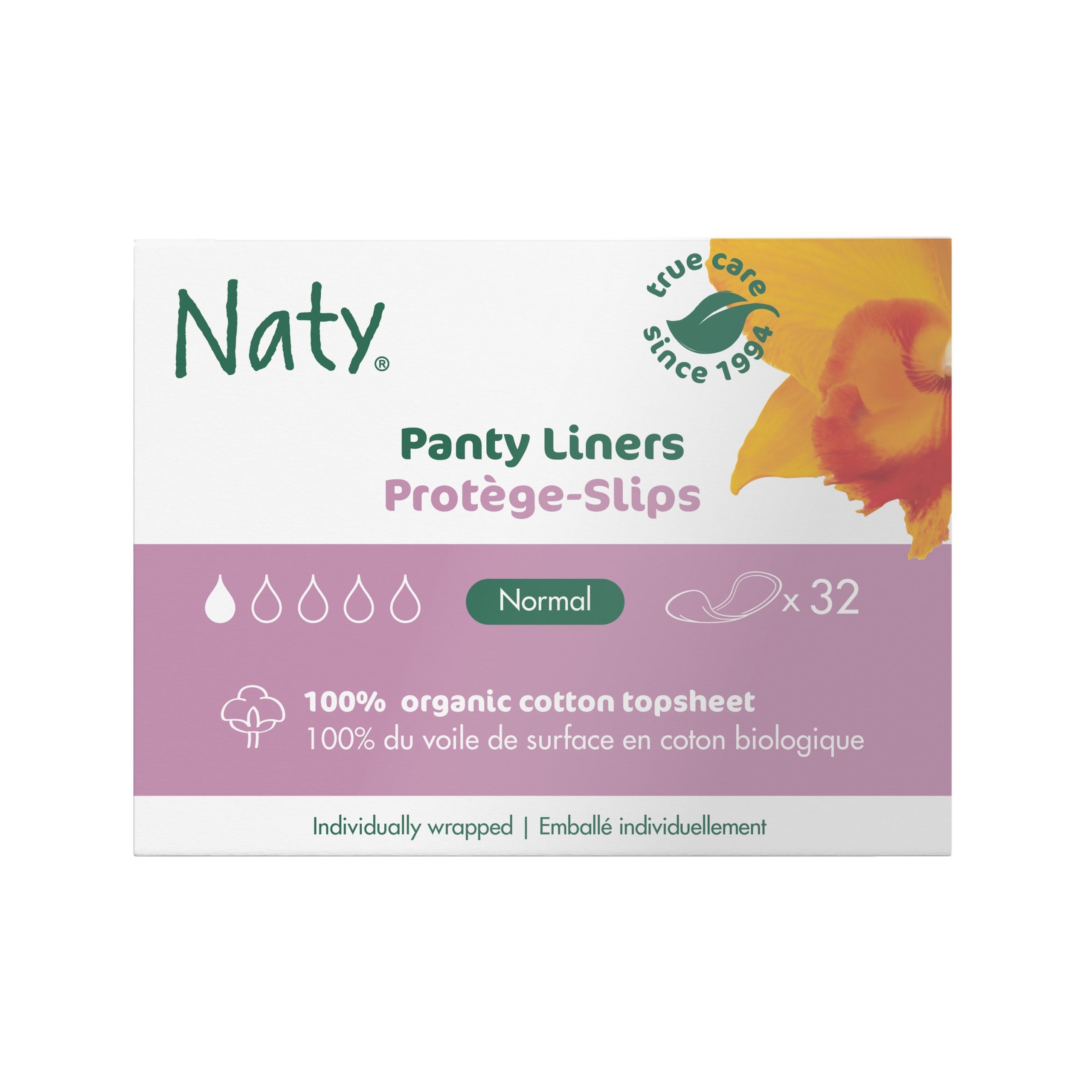Naty Dámské slipové vložky - normal (32 ks) - savost 1 kapička Naty