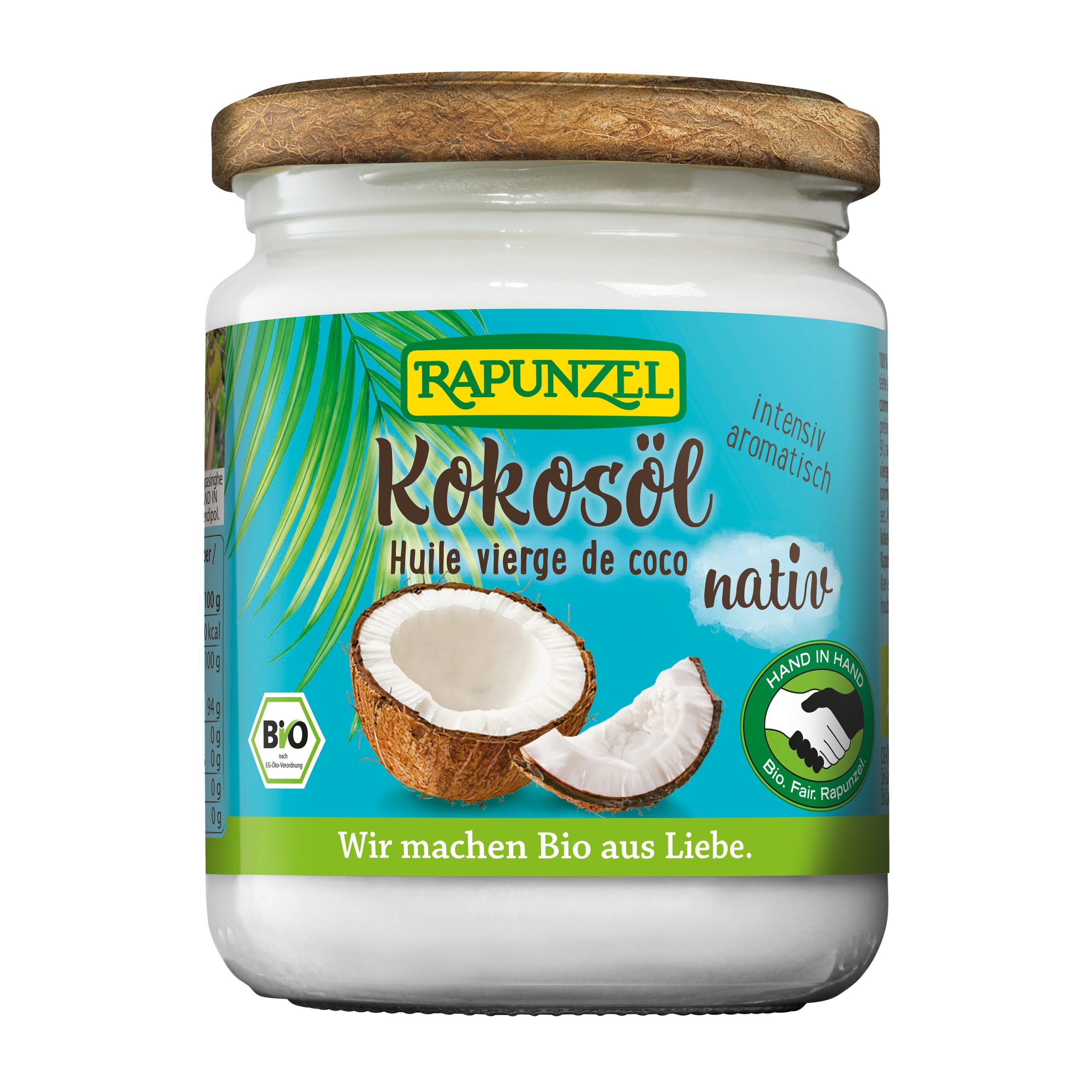 Olej kokosový lisovaný za studena 200 g BIO   RAPUNZEL Rapunzel