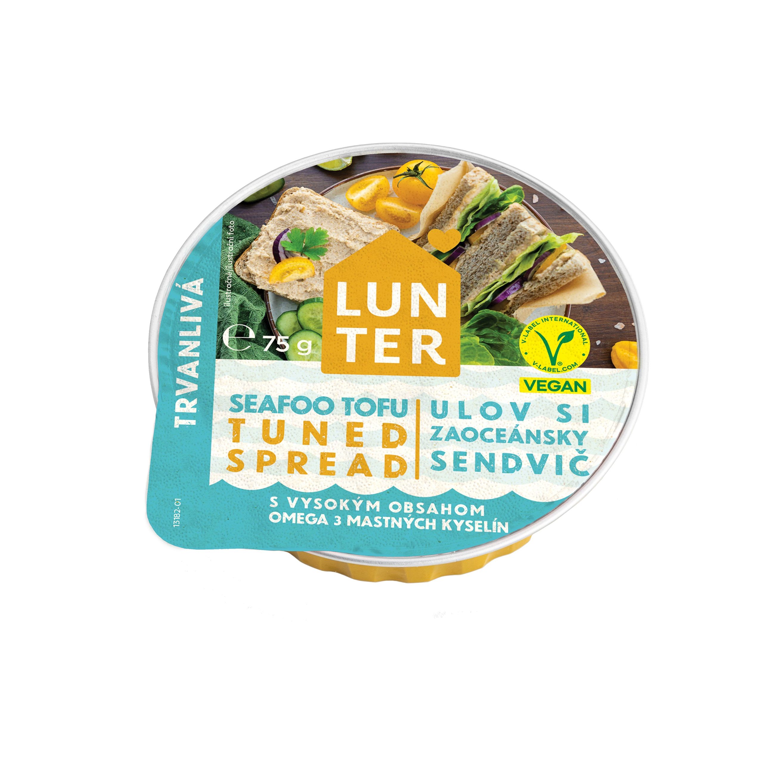 Pomazánka Seafoo tofu 75 g   LUNTER Lunter