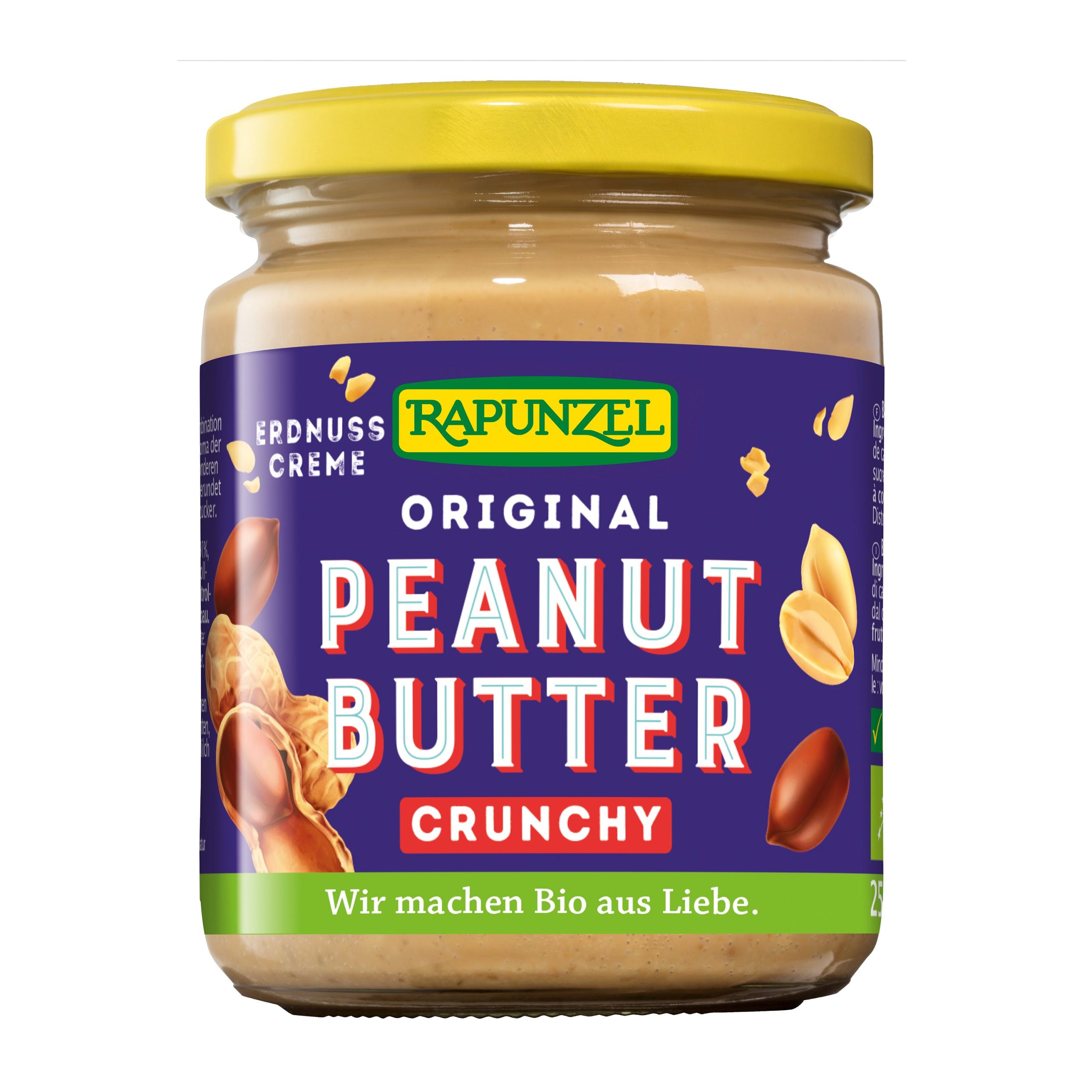Pomazánka arašídová křupavá 250 g BIO   RAPUNZEL Rapunzel