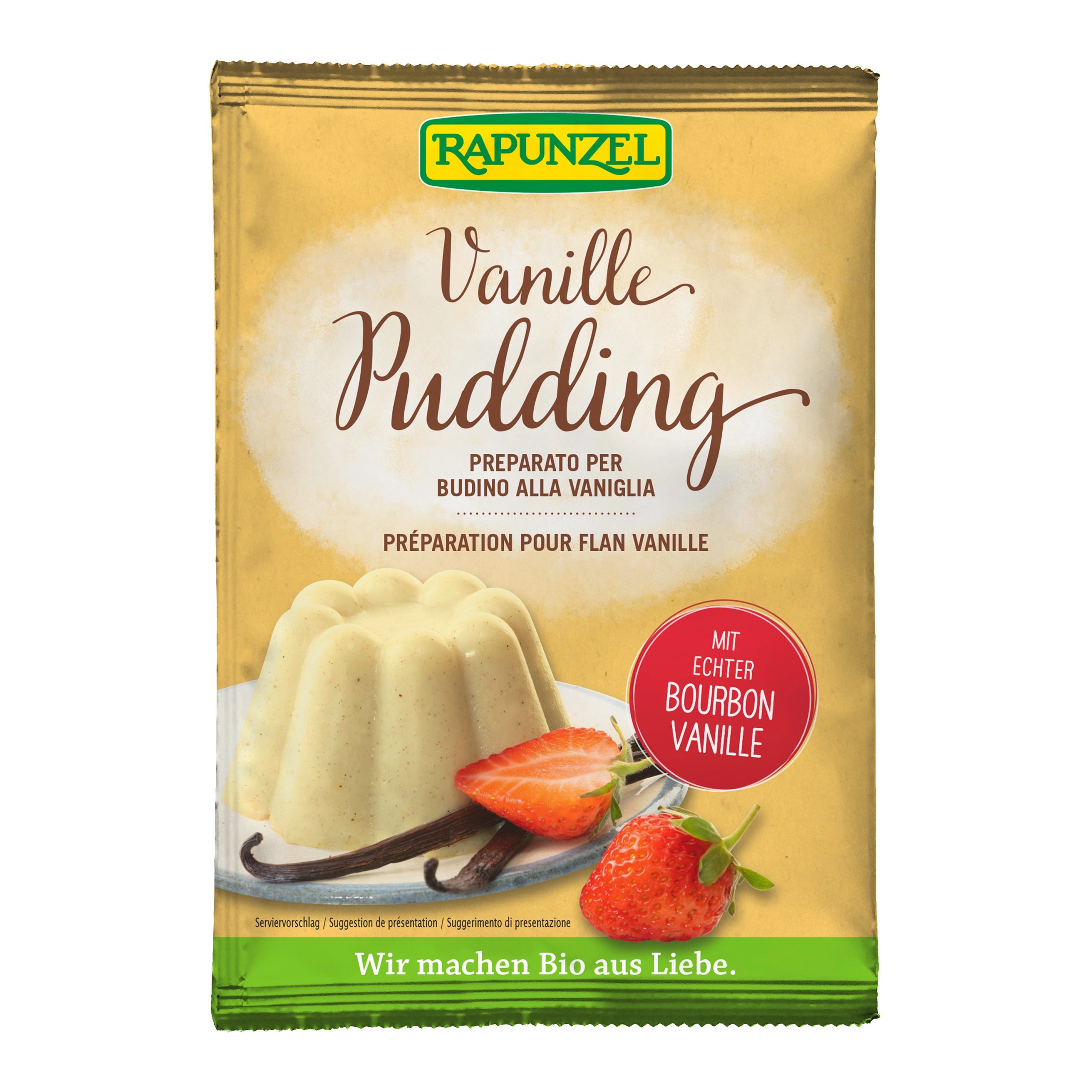 Prášek pudinkový vanilkový 40 g BIO   RAPUNZEL Rapunzel