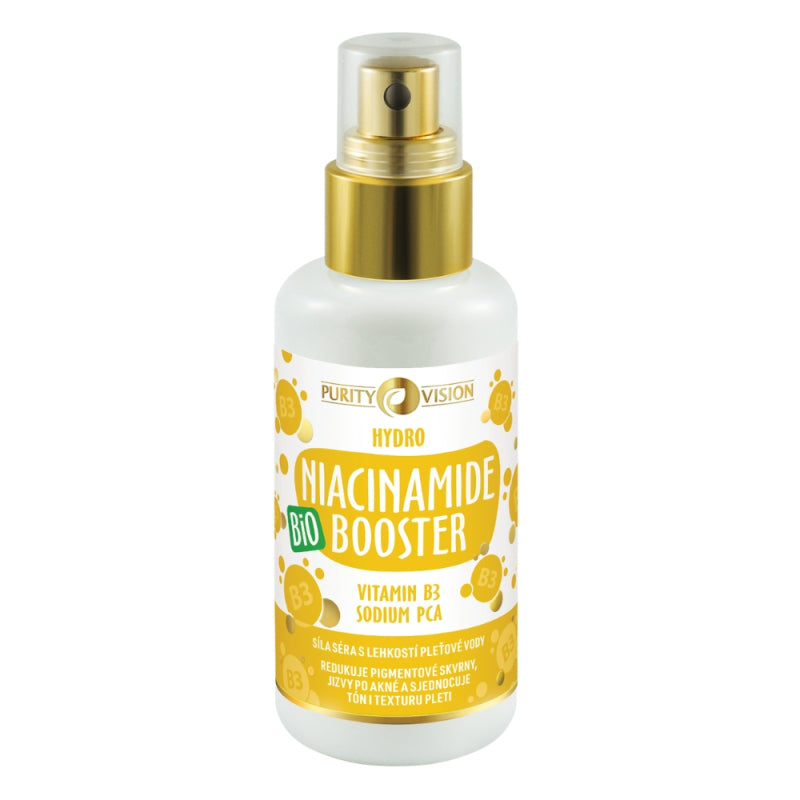 Purity Vision Pleťové tonikum Hydro Niacinamide Booster (100 ml) - s lehkostí sjednotí tón pleti Purity Vision