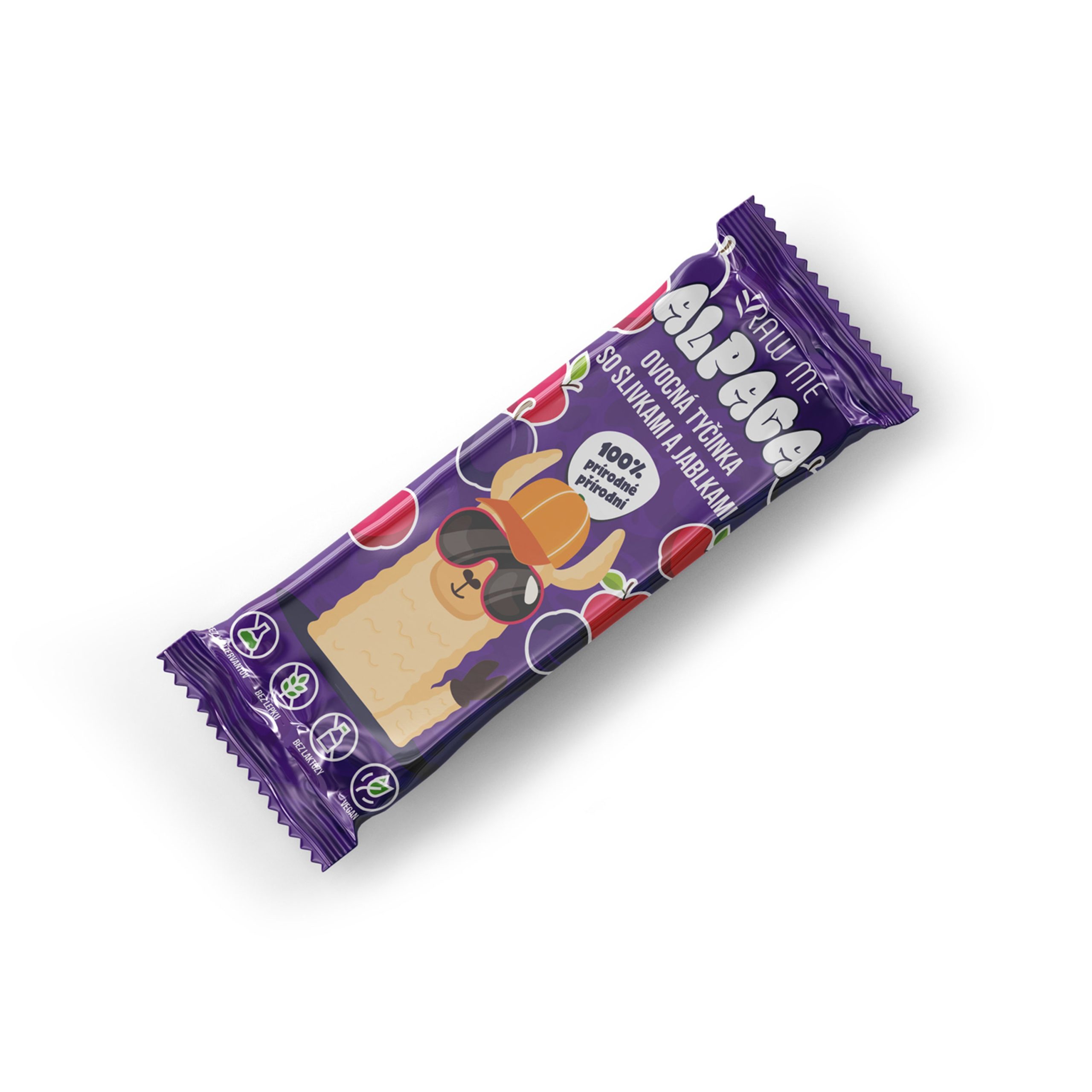 Raw Me Tyčinka ovocná švestky a jablka (25 g) Raw Me