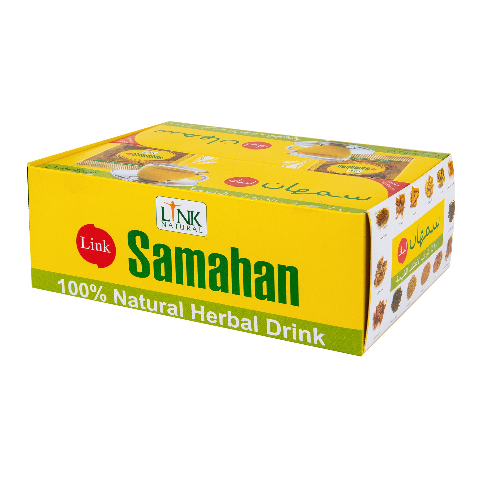 Samahan nápoj bylinný instantní 100x4 g   LINK NATURAL Link Natural