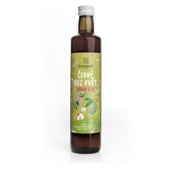 Sonnentor Sirup BIO - černý bez květ (500 ml) - bez přidaného cukru Sonnentor