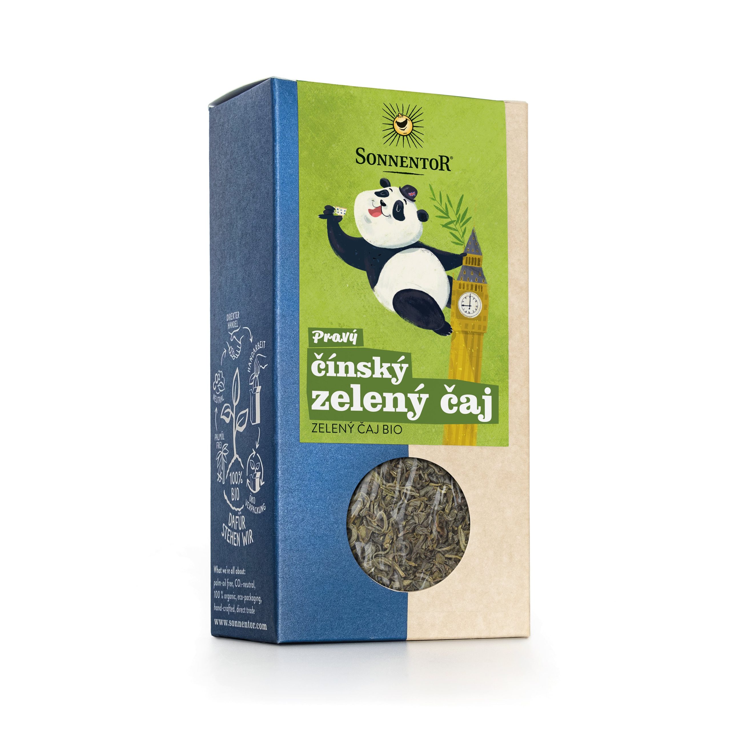 Sonnentor Zelený čaj pravý čínský BIO - sypaný (100 g) - povzbudí a dodá energii Sonnentor
