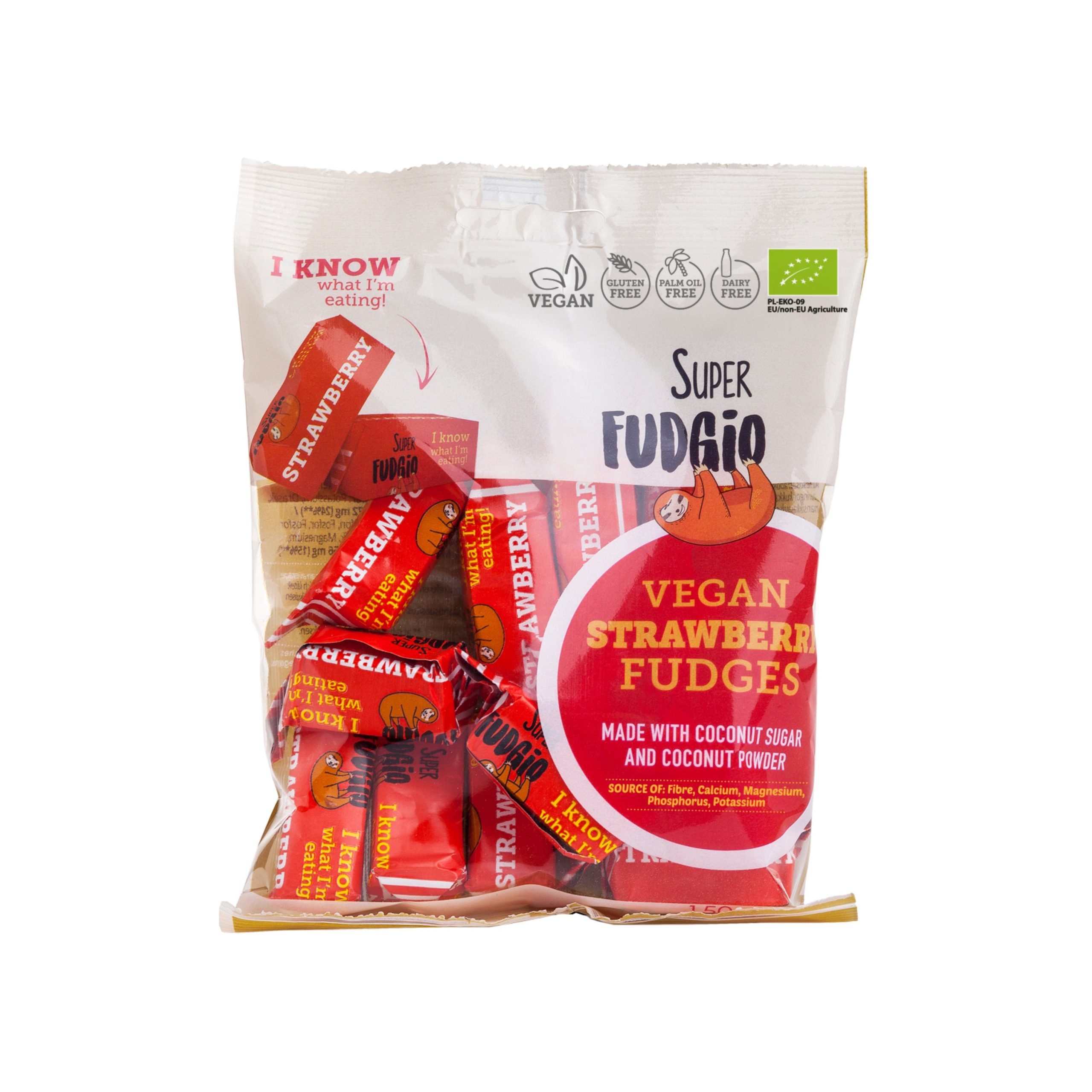 Superfudgio Karamely jahoda vegan BIO (150 g) Superfudgio