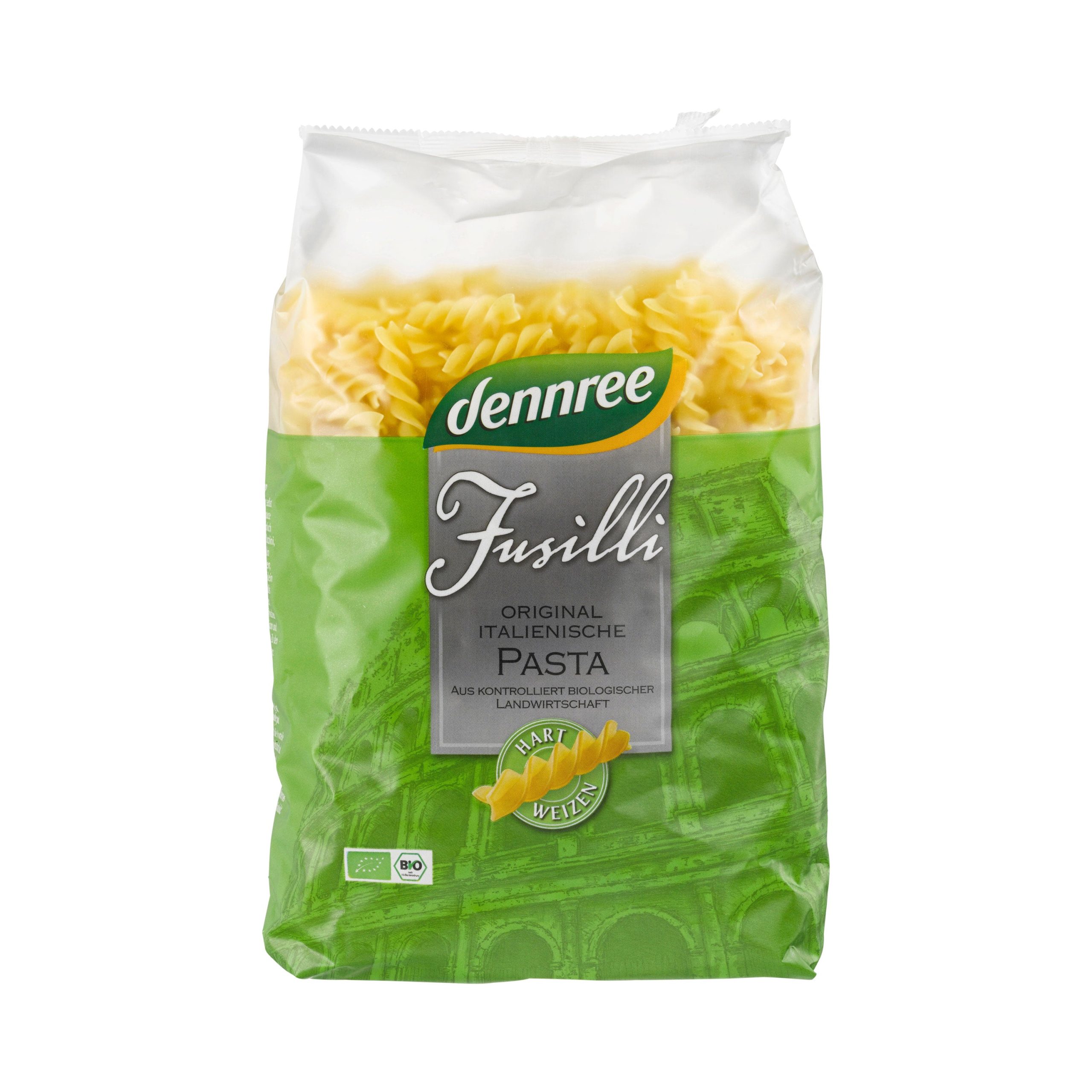 Těstoviny fusilli 1000 g BIO   DENNREE Dennree