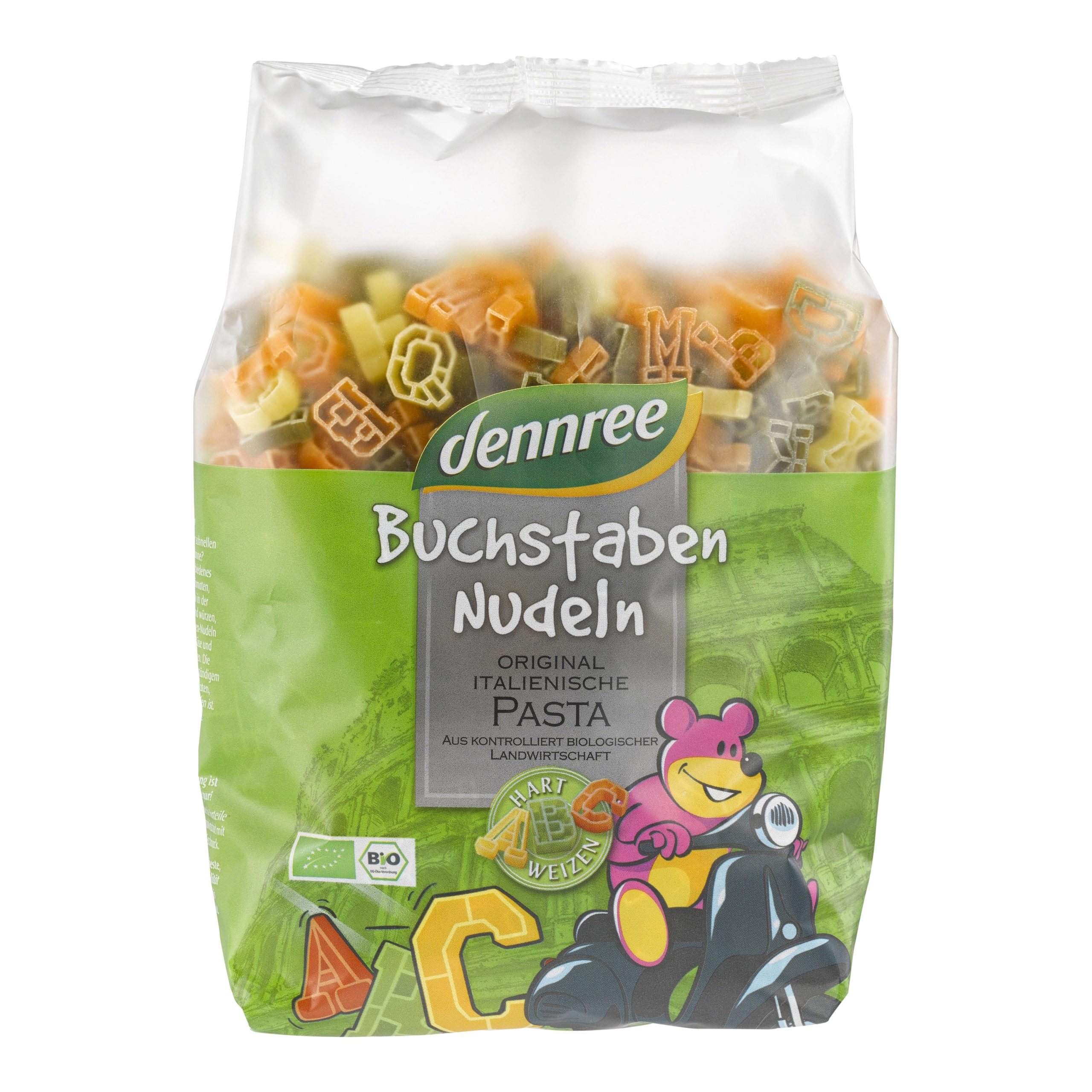 Těstoviny písmenka 500 g BIO   DENNREE Dennree