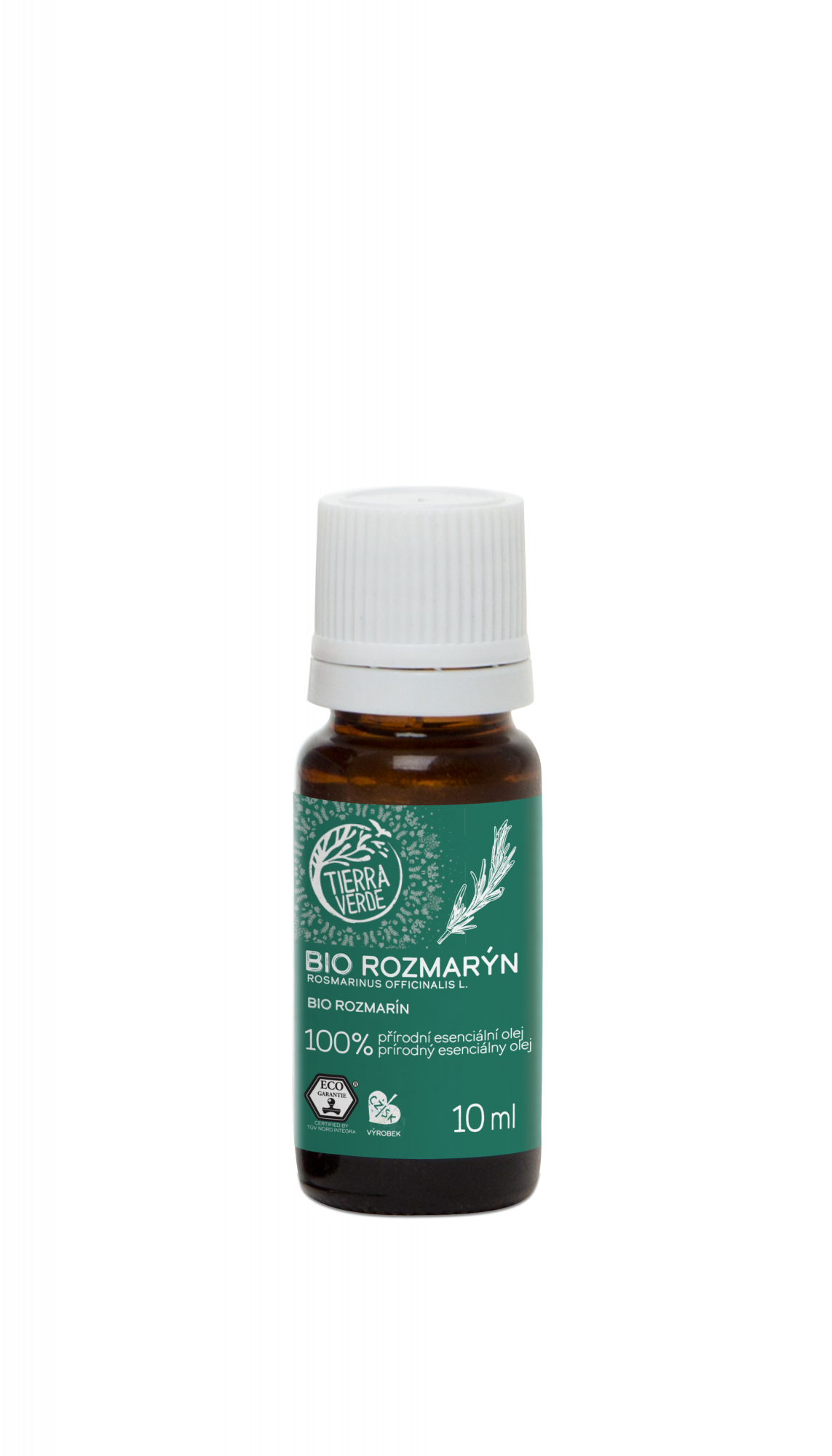 Tierra Verde Esenciální olej Rozmarýn BIO - 10 ml - životabudič Tierra Verde