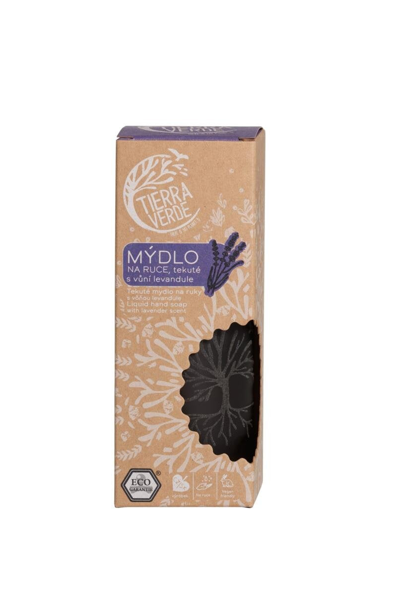 Tierra Verde Tekuté mýdlo na ruce s vůní levandule (230 ml) - pošk. obal Tierra Verde