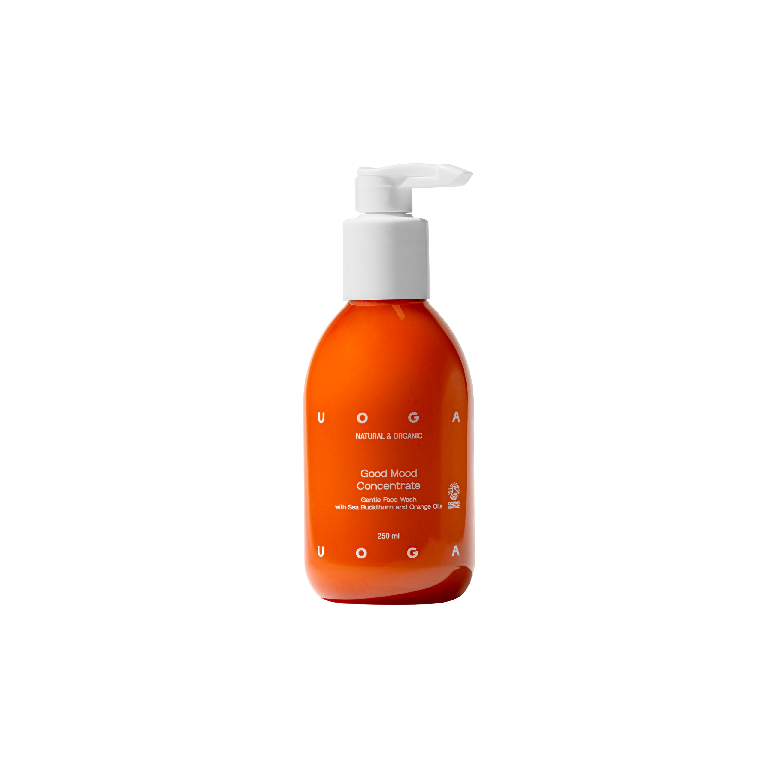Uoga Uoga Jemný čisticí gel na obličej Good Mood Concentrate BIO (250 ml) - s olejem ze sladkého pomeranče Uoga Uoga