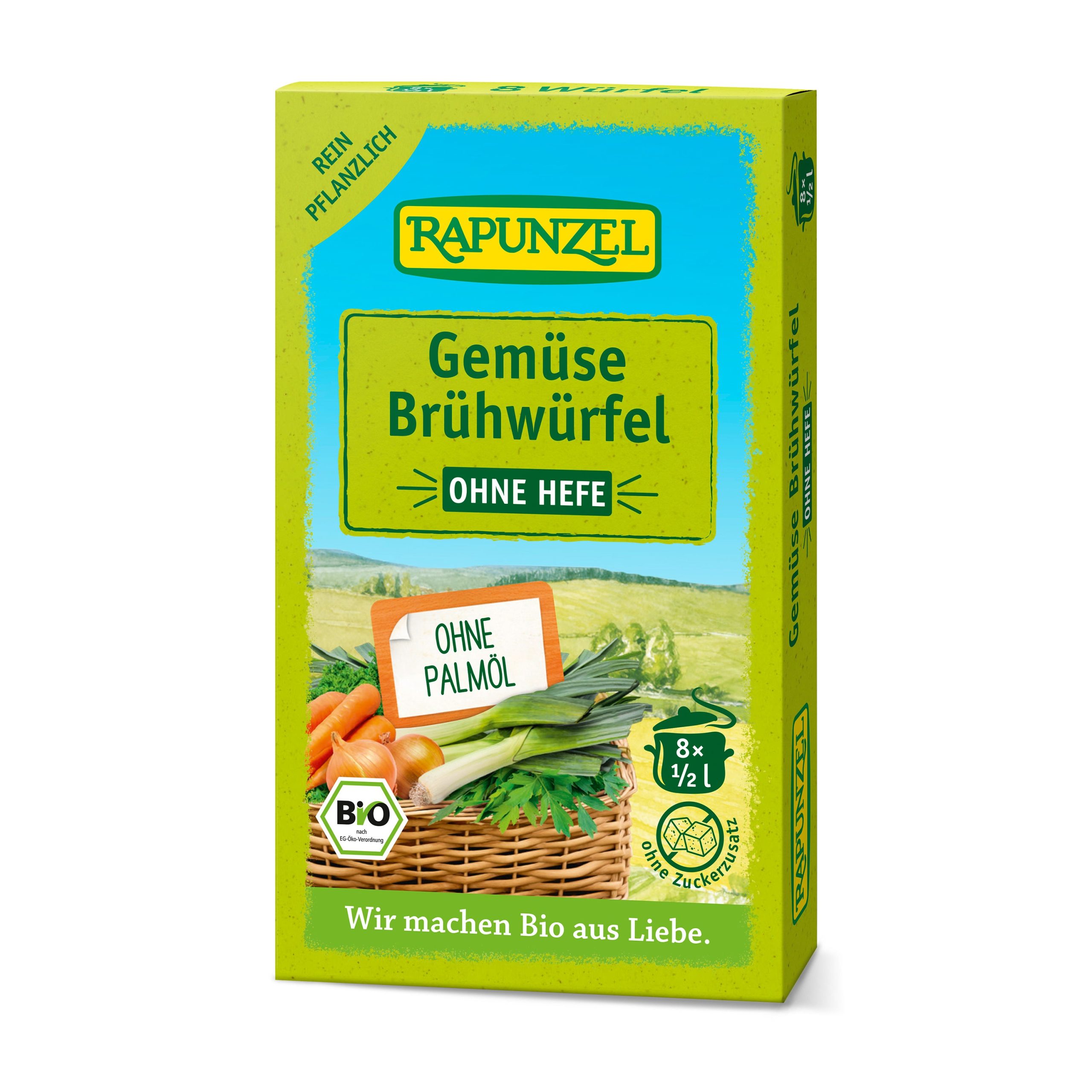 Vývar zeleninový bez droždí v kostce 8 ks BIO   RAPUNZEL Rapunzel