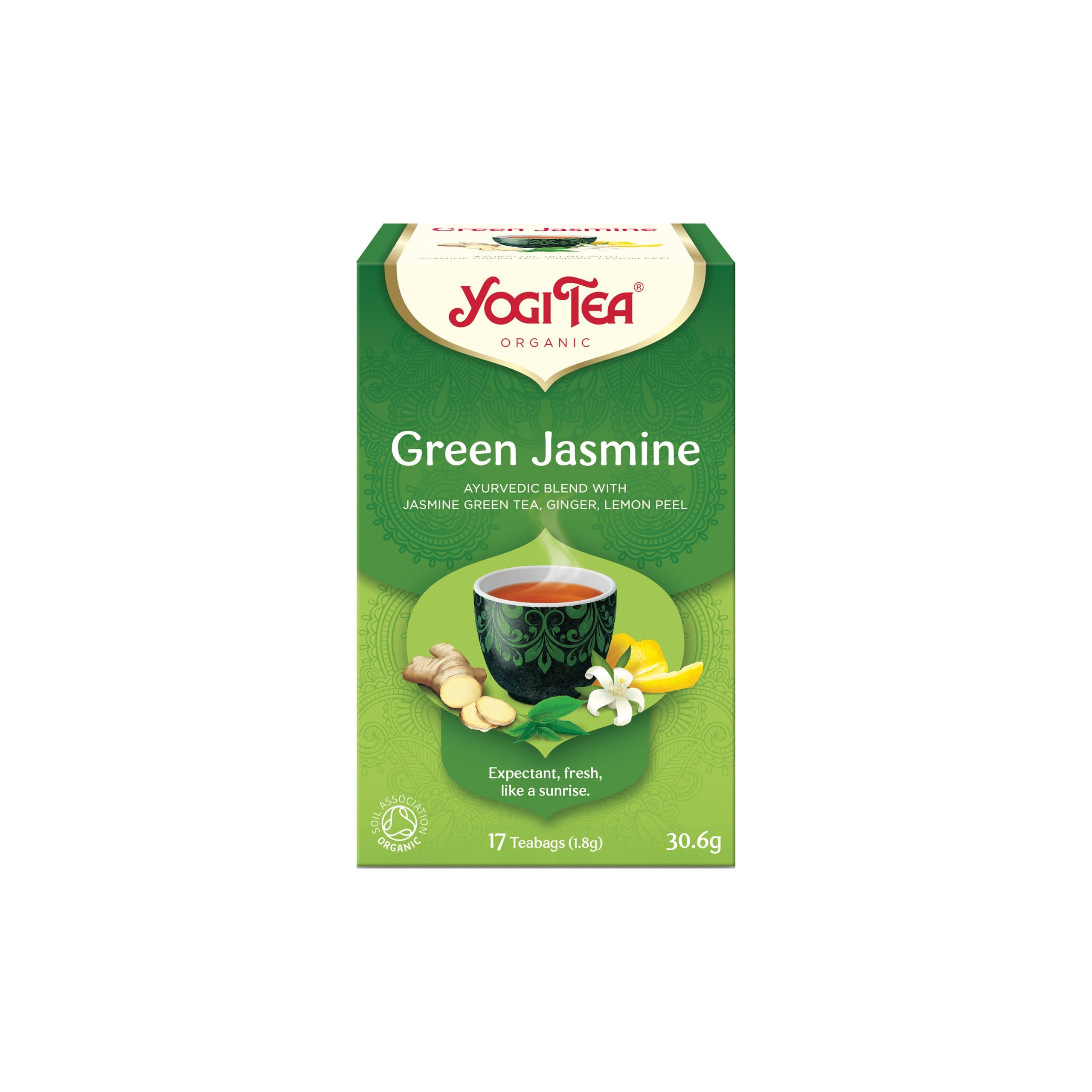 Yogi Tea Čaj zelený jasmínový BIO - nálev. sáčky (17 x 1