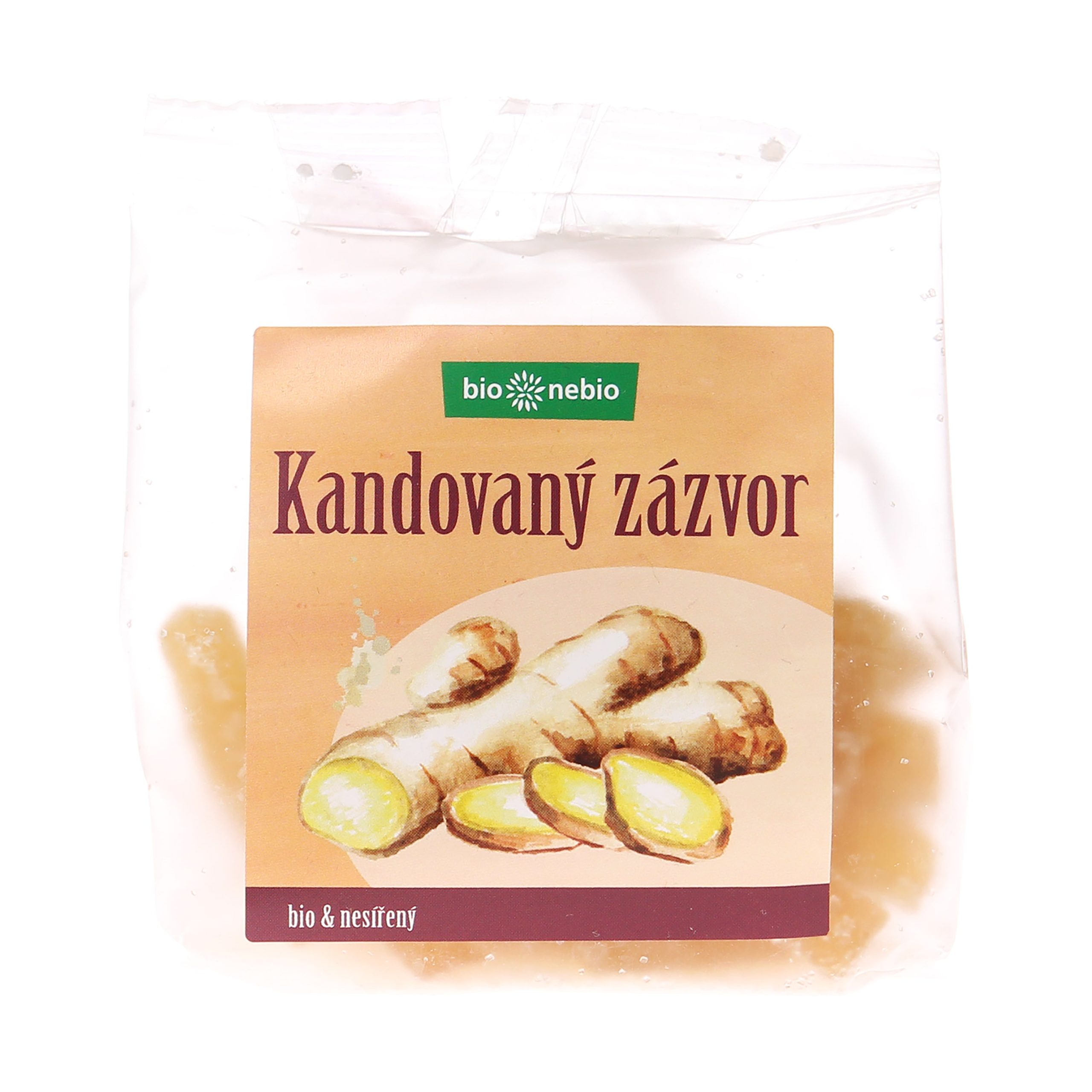 Zázvor kandovaný 100 g BIO   BIO NEBIO Bio nebio
