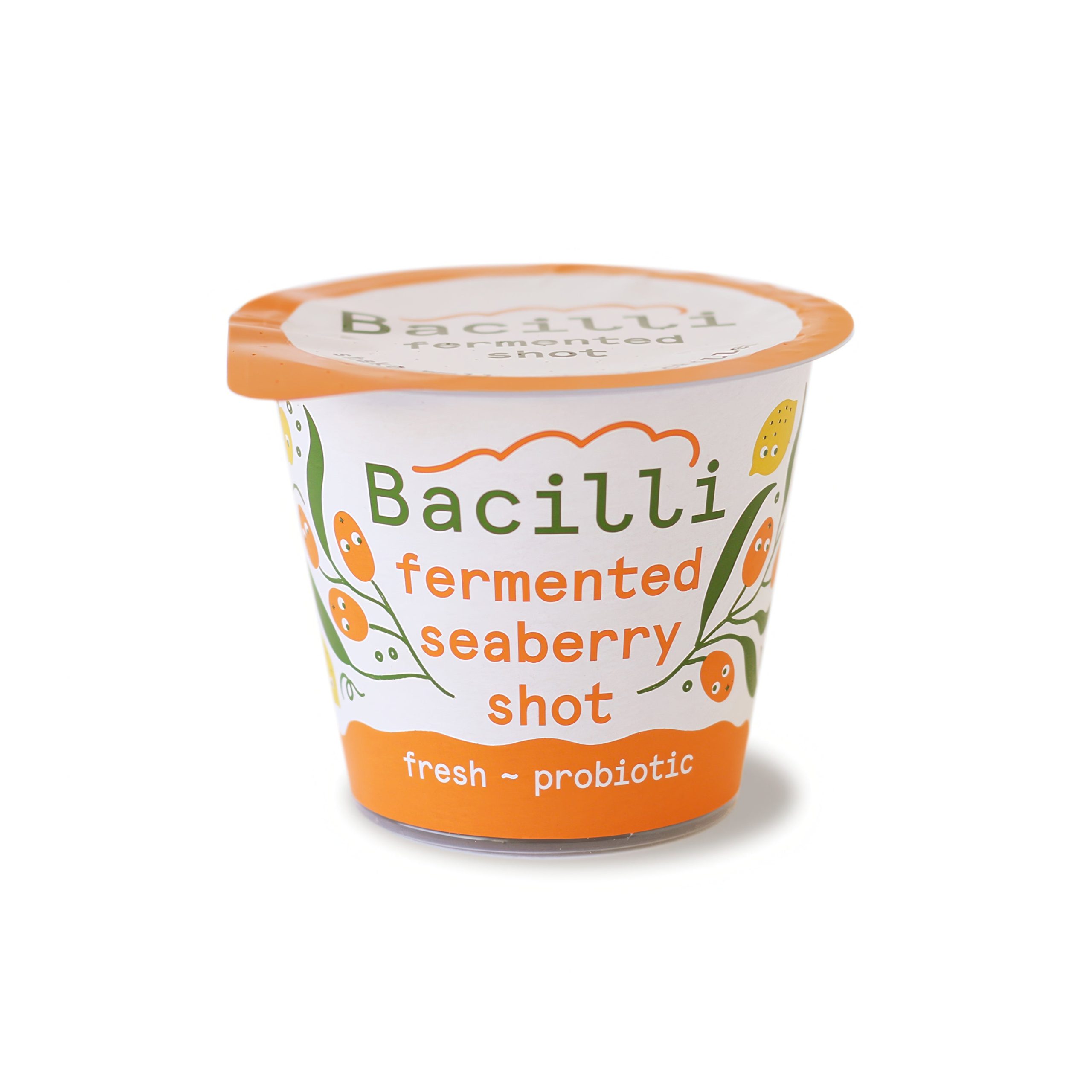 Bacilli Shot rakytníkový fermentovaný BIO (100 ml) - čerstvý nepasterovaný produkt Bacilli
