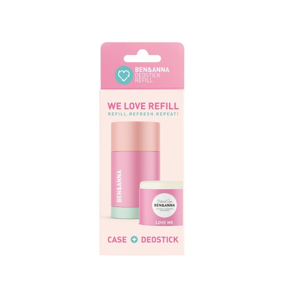Ben & Anna Tuhý deodorant se znovupoužitelným aplikátorem (40 g) -  Love Me - minimalizace plastového odpadu Ben & Anna
