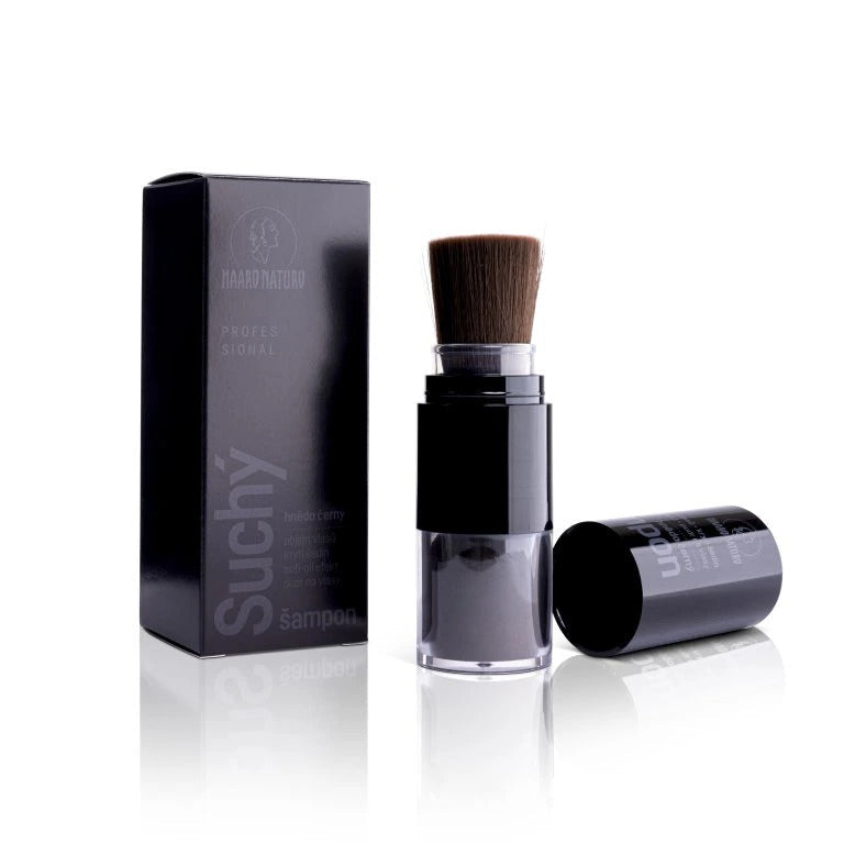 Haaro Naturo Suchý šampon s aplikátorem HNĚDO ČERNÝ (7 g) - pro tmavě hnědé a černé vlasy Haaro Naturo