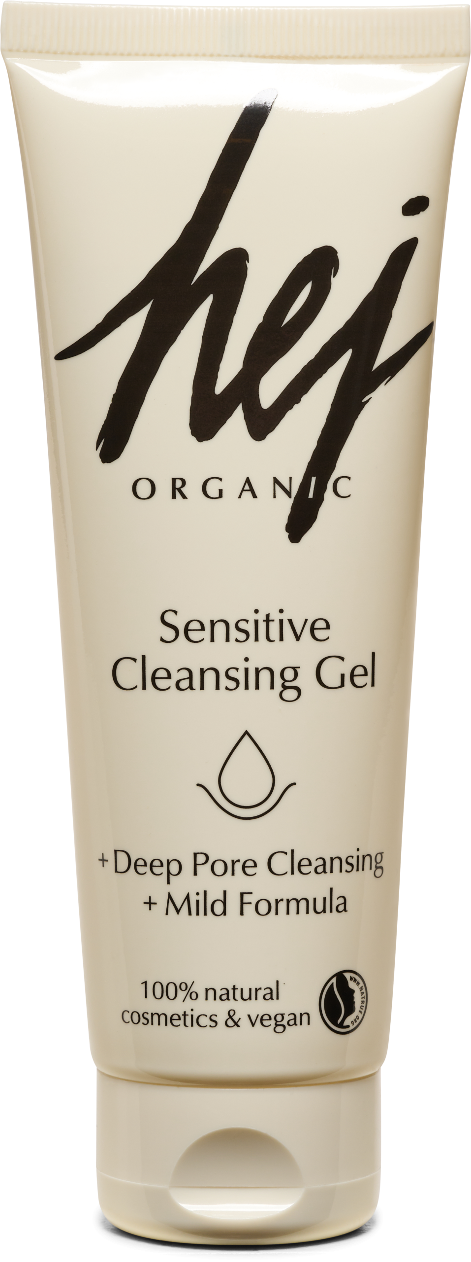 Hej Organic Čisticí pleťový gel pro citlivou pleť (125 ml) - šetrně odstraní make-up i nečistoty Hej Organic