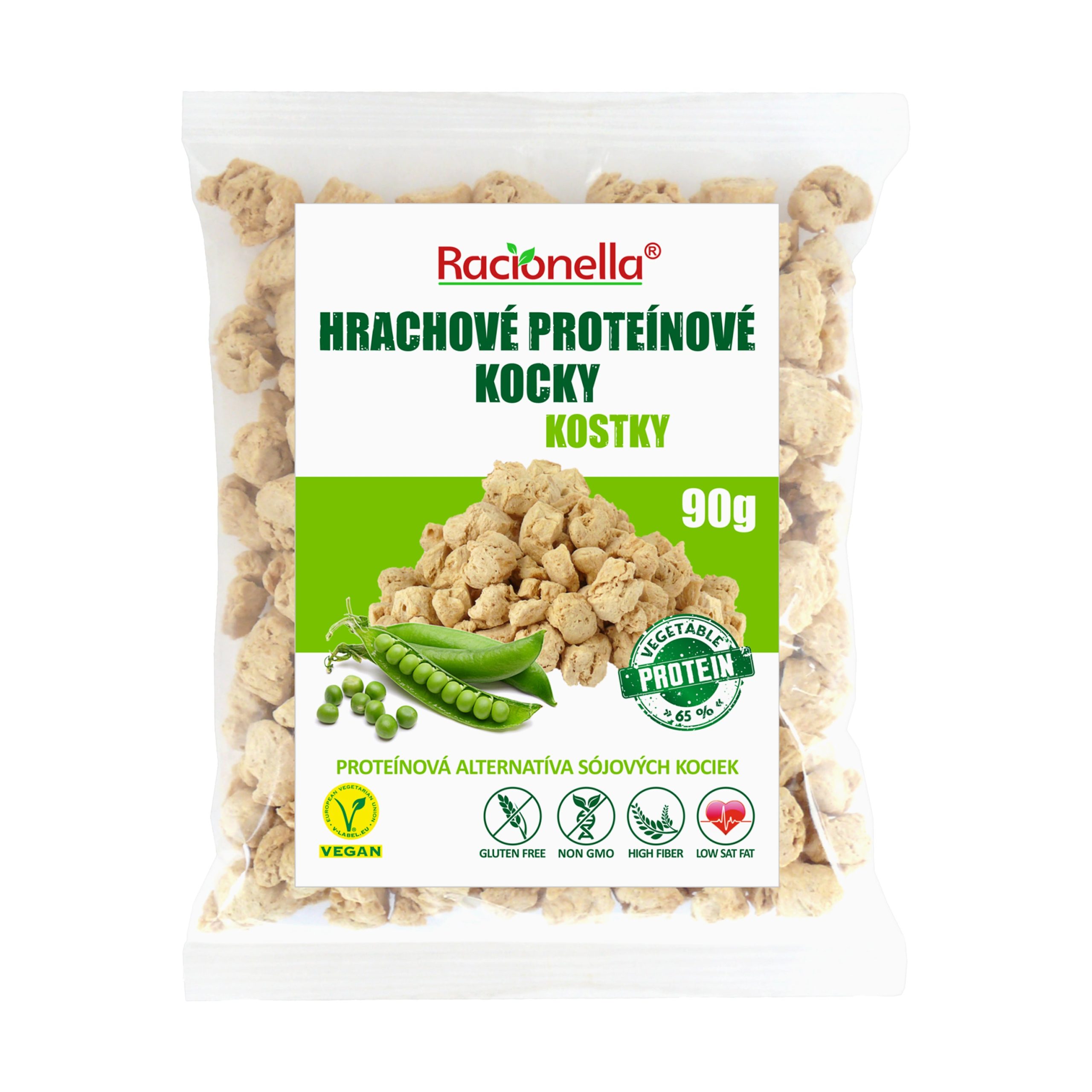 Kostky hrachové 90 g   RACIONELLA RACIONELLA