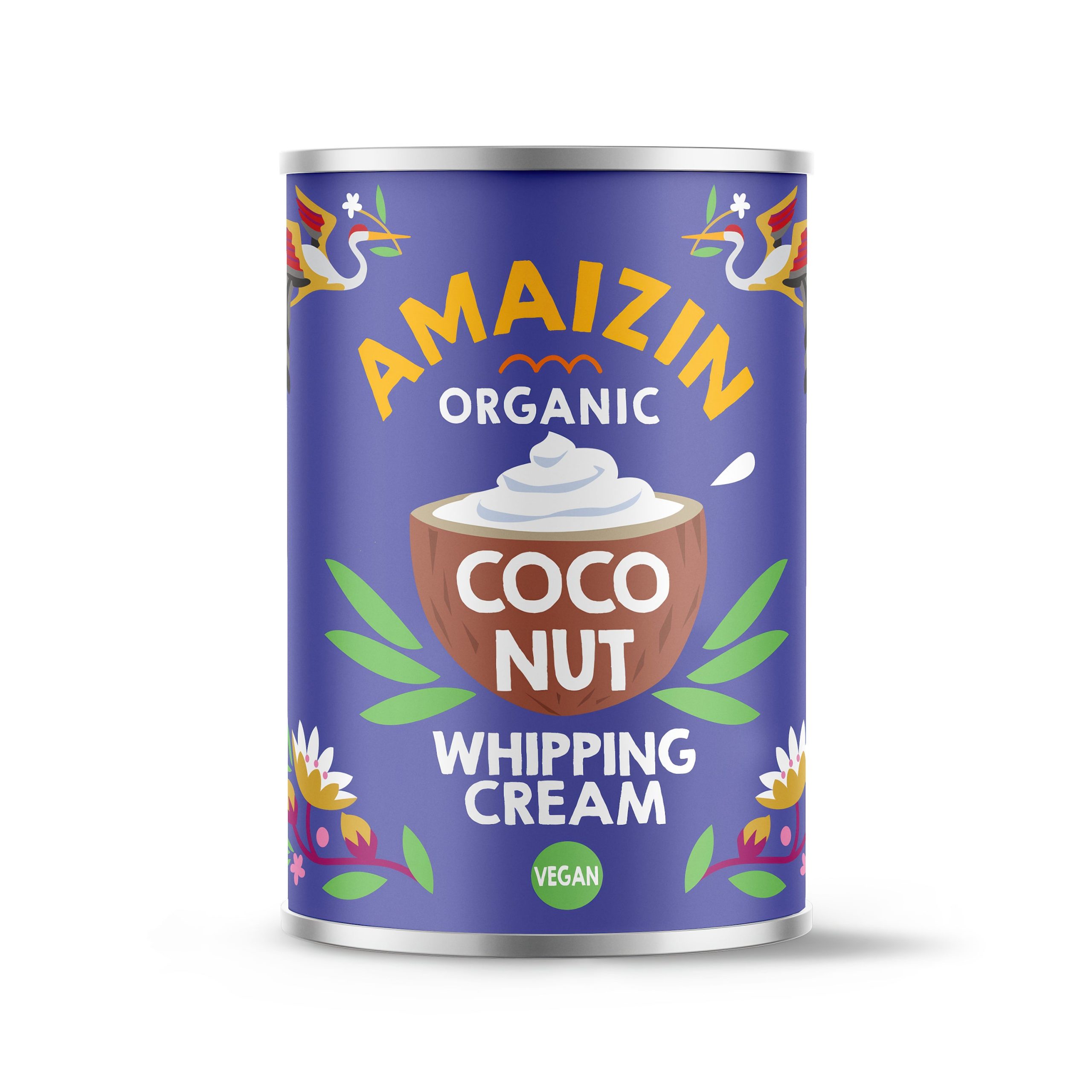 Krém kokosový ke šlehání 30 % tuku 400 ml BIO   AMAIZIN Amaizin