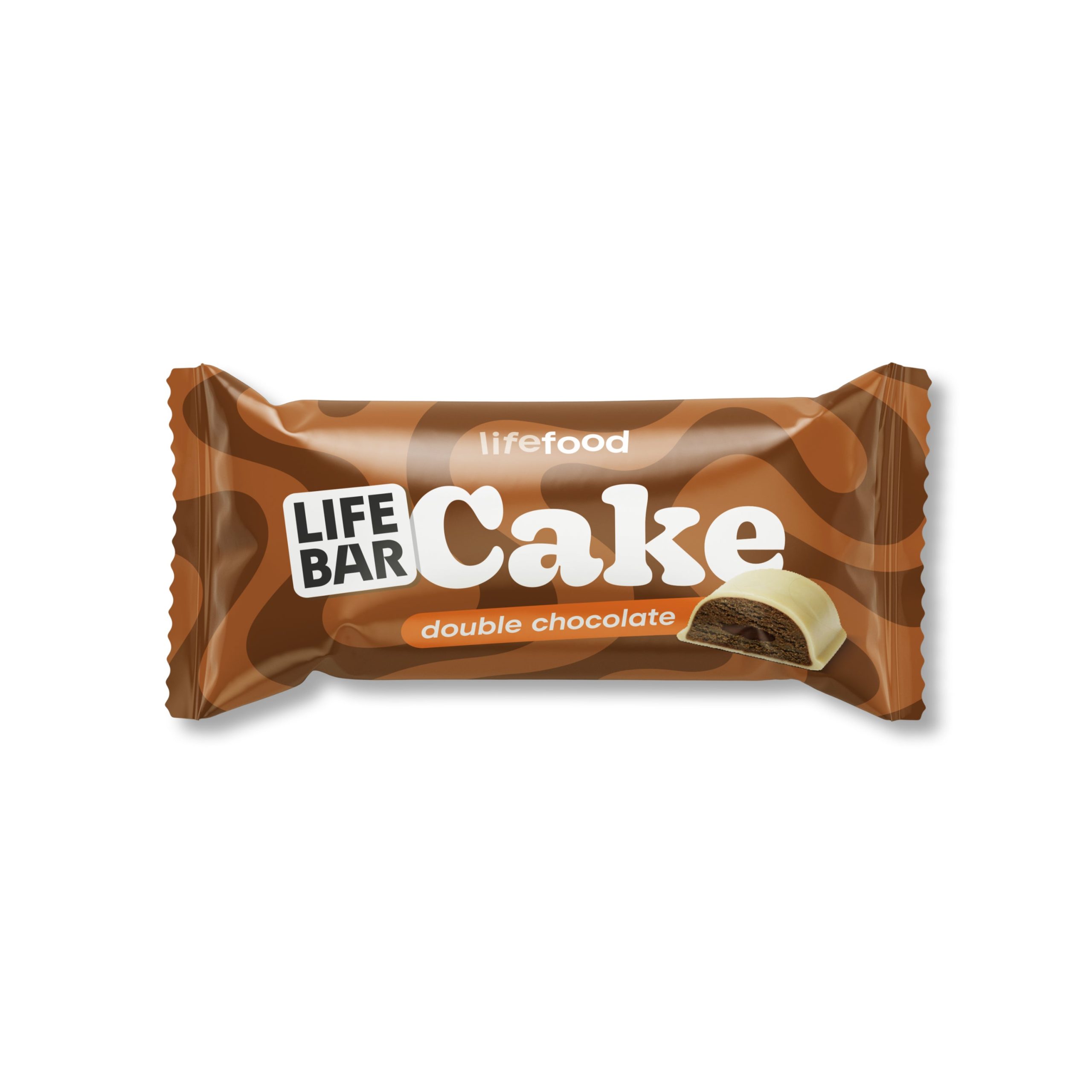 Lifefood Tyčinka Lifebar Cake dvojitá čokoláda BIO (35 g) - dortík bez rafinovaného cukru Lifefood