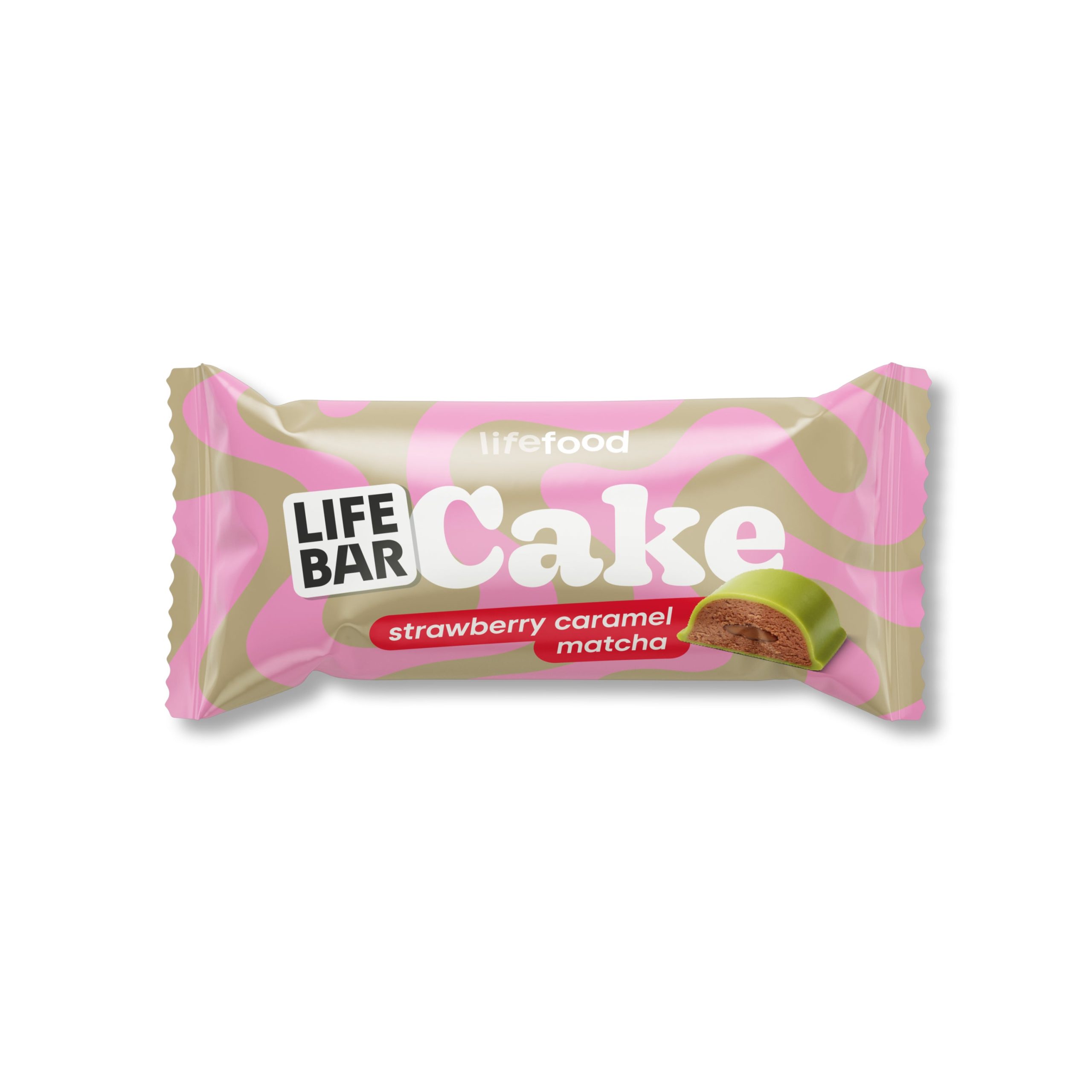 Lifefood Tyčinka Lifebar Cake jahoda
