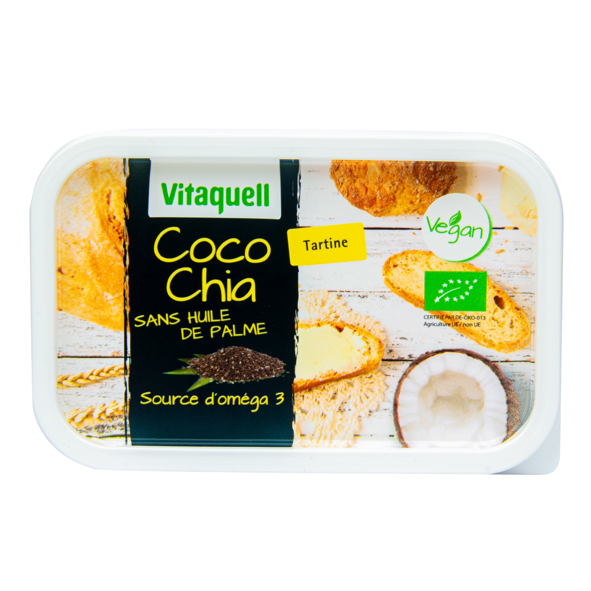 Margarín Coco-Chia 250 g BIO   VITAQUELL Vitaquell