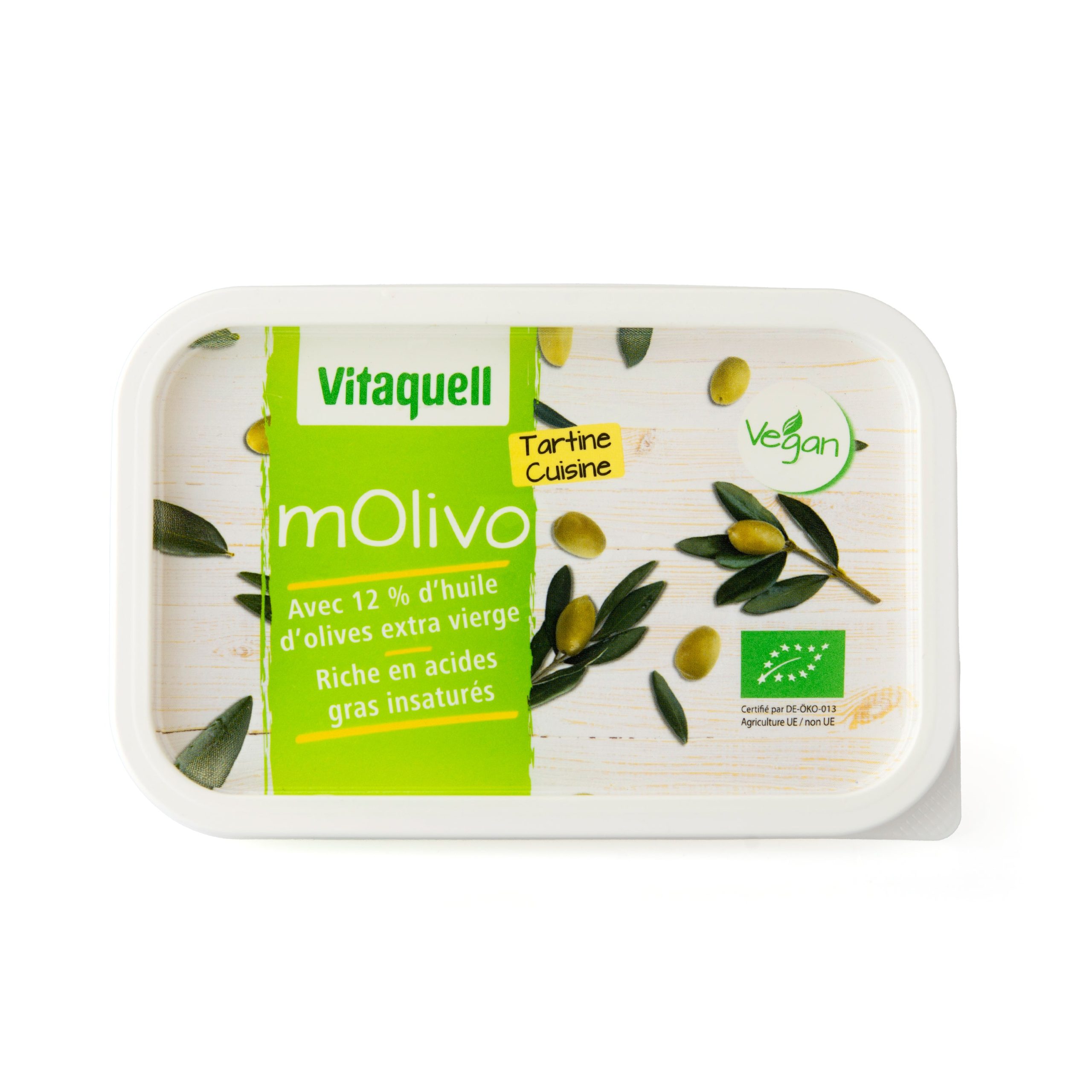 Margarín Molivo s olivovým olejem 250 g BIO   VITAQUELL Vitaquell