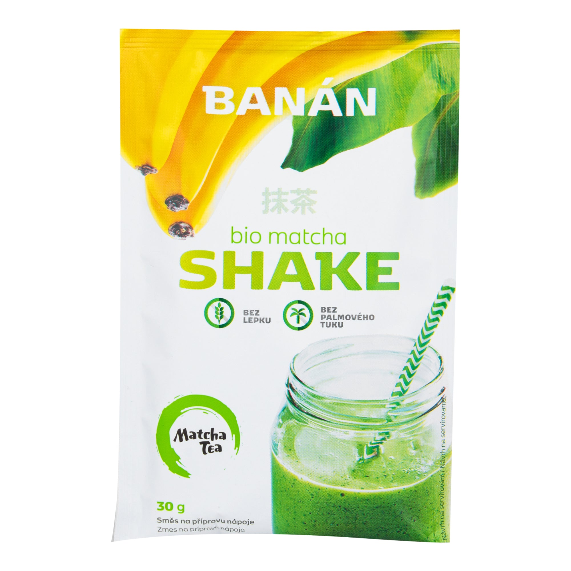 Matcha Tea Matcha shake banán bezlepkový BIO (30 g) - povzbuzující snídaně či svačina Matcha Tea