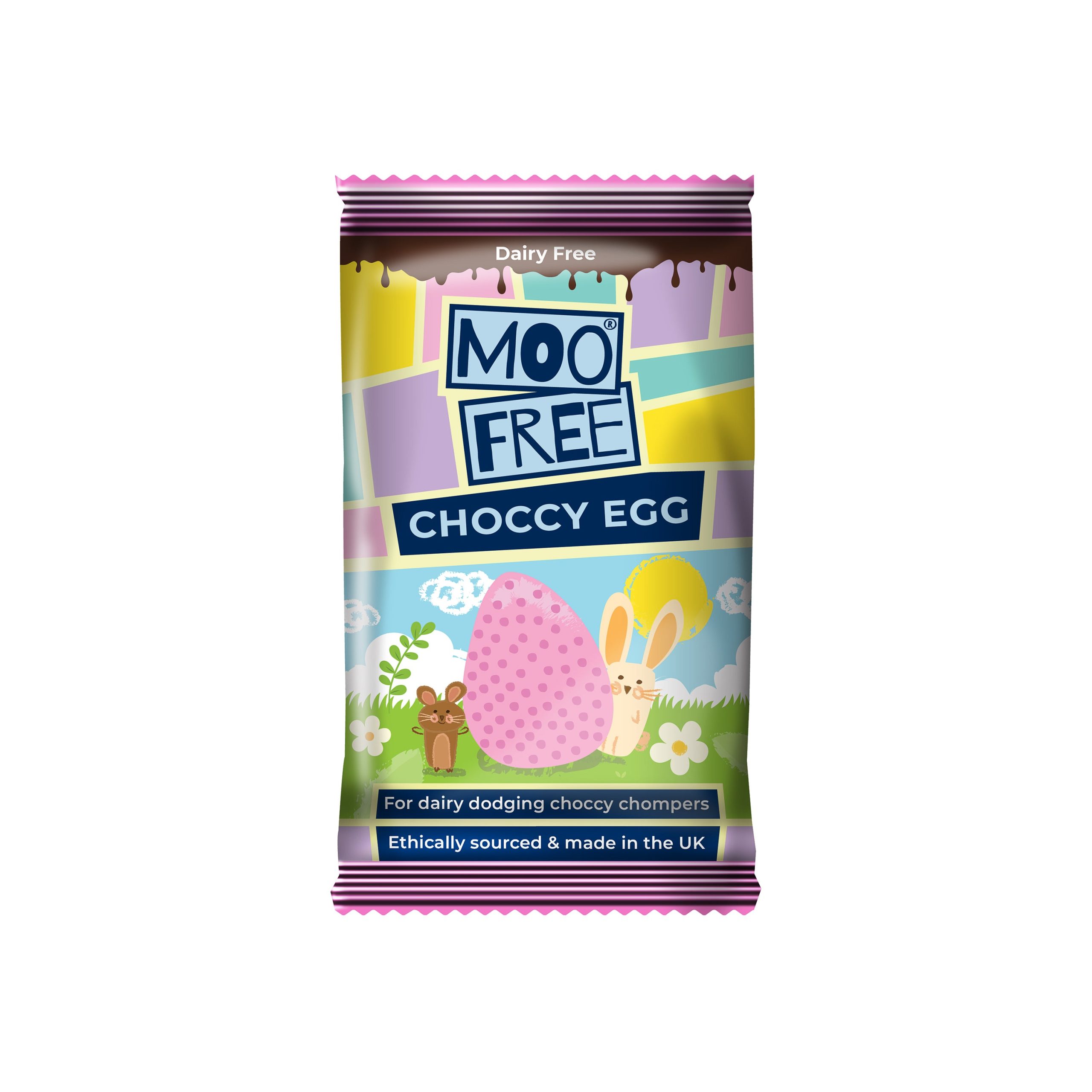 Moo free Vajíčko kakaové ploché (15 g) - rostlinné složení bez alergenů Moo Free