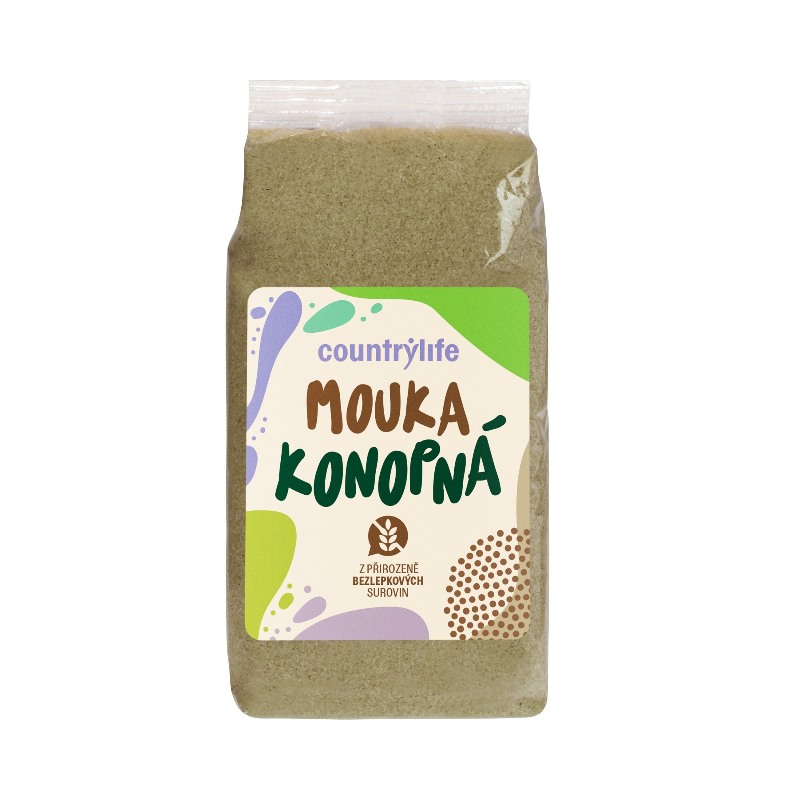 Mouka konopná 400 g   COUNTRY LIFE - výživná a bez lepku Country Life