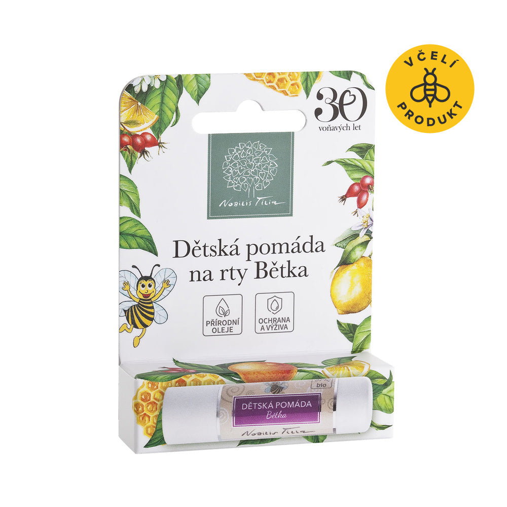 Nobilis Tilia Dětská pomáda na rty Bětka BIO (4