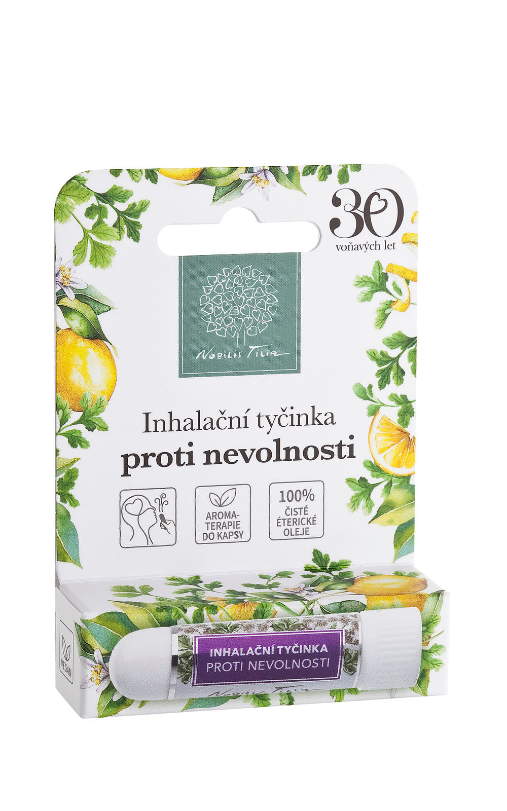 Nobilis Tilia Inhalační tyčinka proti nevolnosti - úleva při nevolnosti různého původu Nobilis Tilia