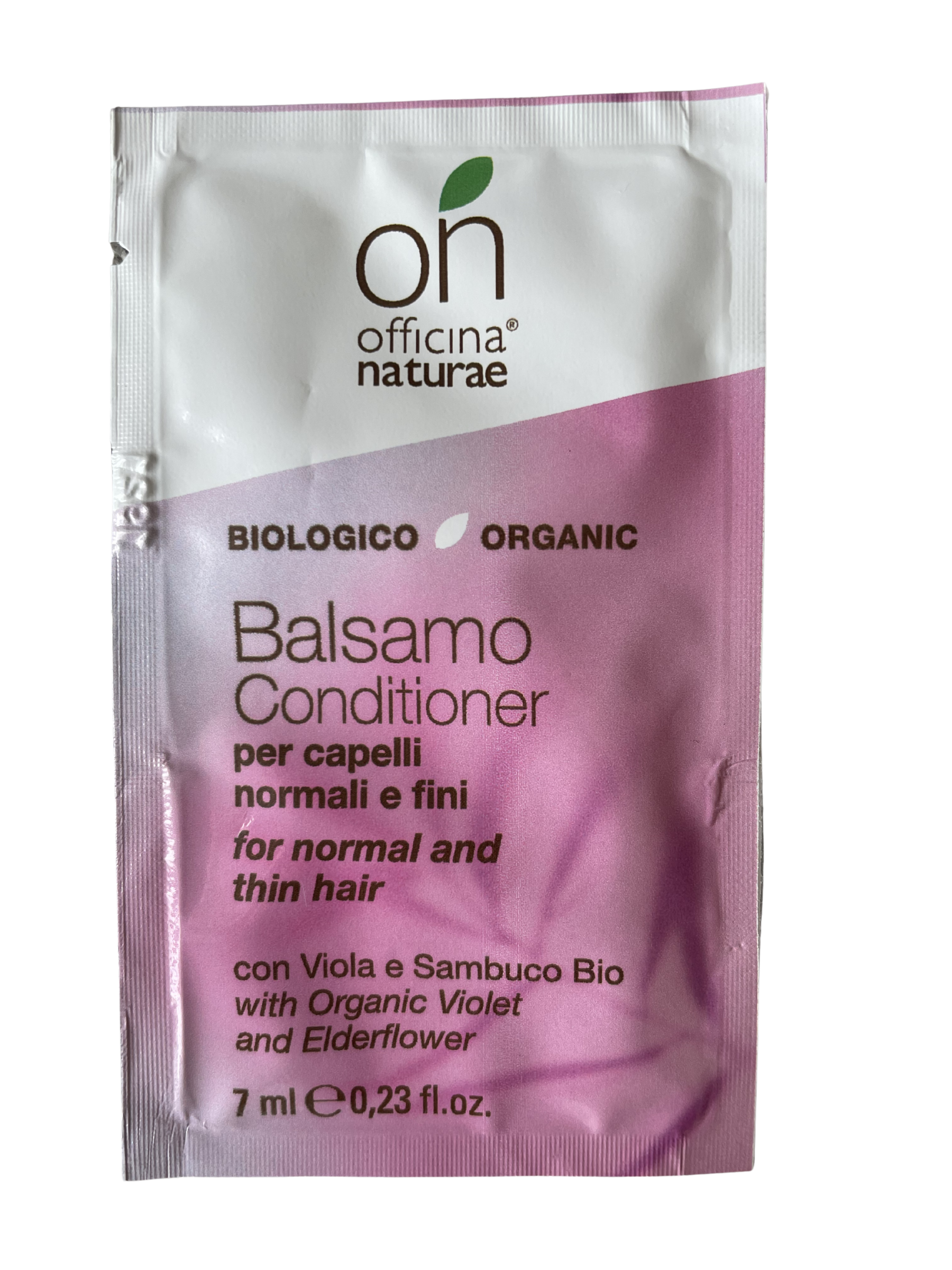 Officina Naturae Kondicionér pro normální a slabé vlasy - vzorek (7 ml) - s výtažkem z bezu a fialky Officina Naturae