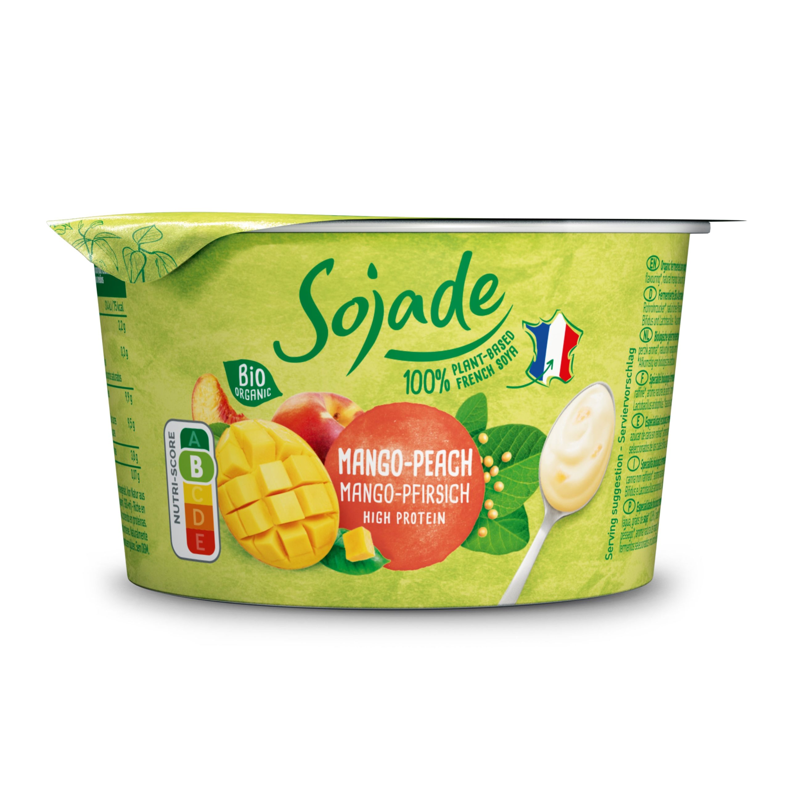SOJADE bifidus mango-broskev 150 g BIO Sojade
