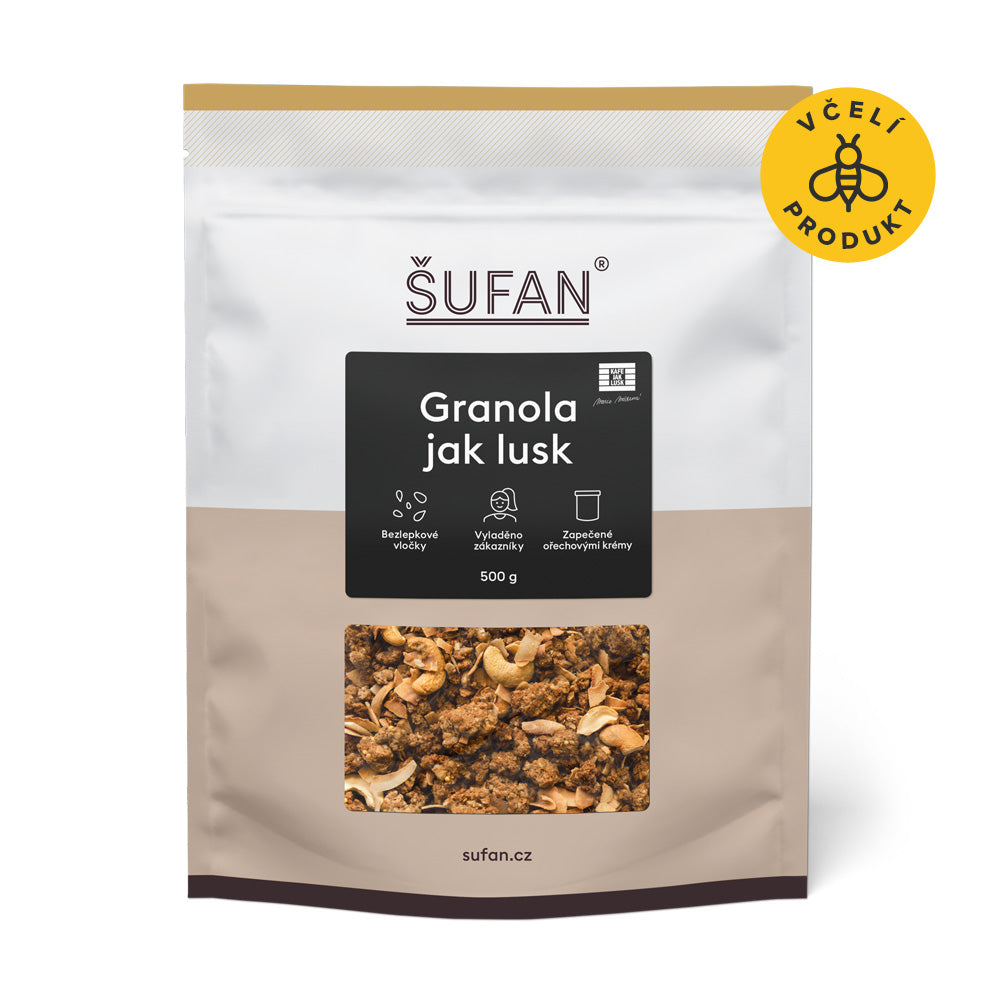Šufan Granola jak lusk (sáček 500 g) - bez lepku Šufan