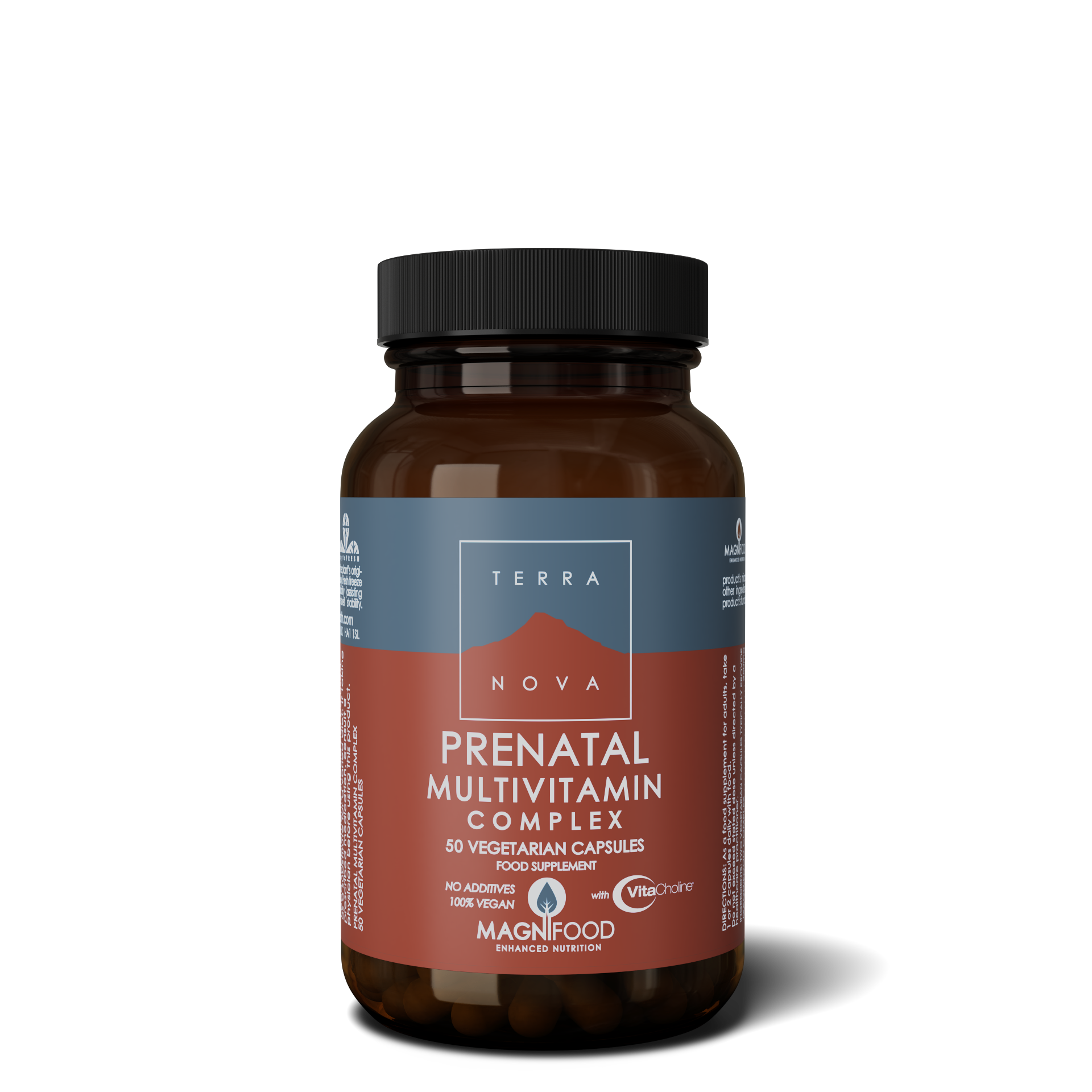 Terranova Health Prenatal Multivitamin Complex (50 kapslí) - s aktivní formou kys. listové Terranova Health