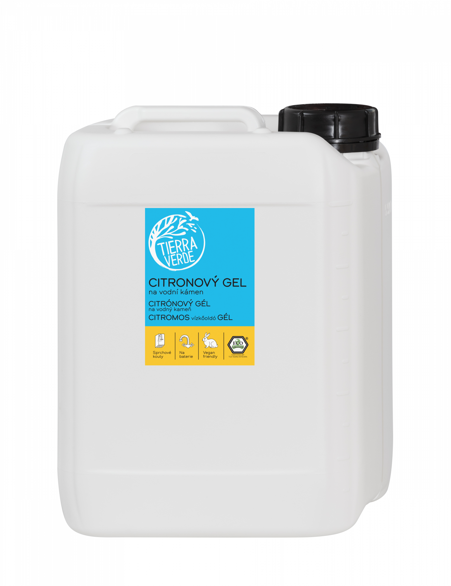 Tierra Verde Citronový gel na vodní kámen - 5 l - odstraní usazeniny Tierra Verde