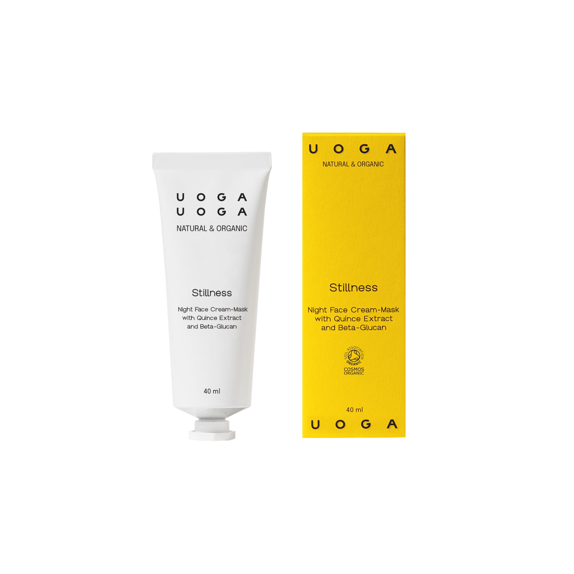 Uoga Uoga Výživná pleťová noční maska Stillness BIO (40 ml) - s intenzivním hydratačním účinkem Uoga Uoga