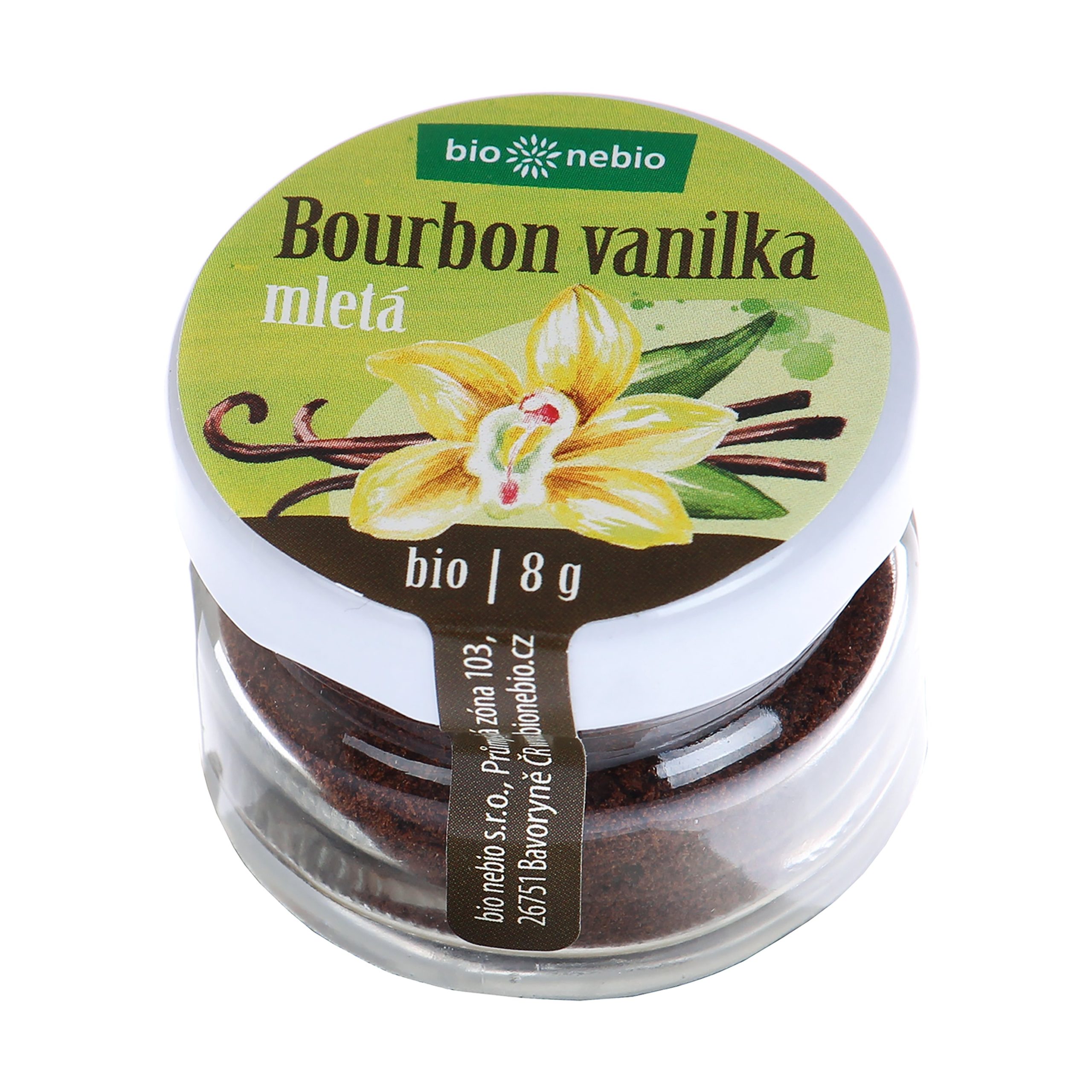 Vanilka Bourbon mletá kořenka 8 g BIO   BIO NEBIO Bio nebio