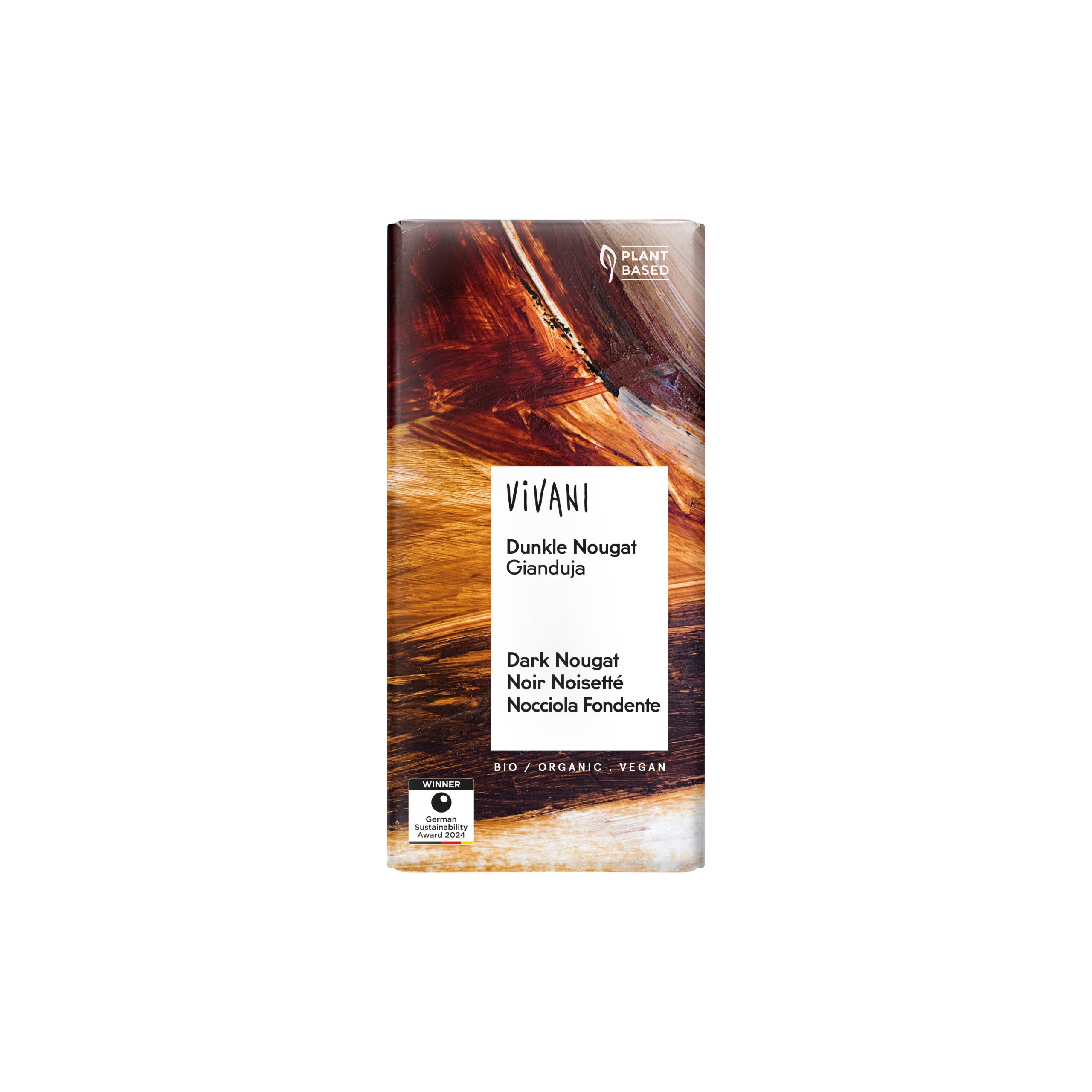 Vivani Čokoláda hořká nugátová BIO (80 g) Vivani