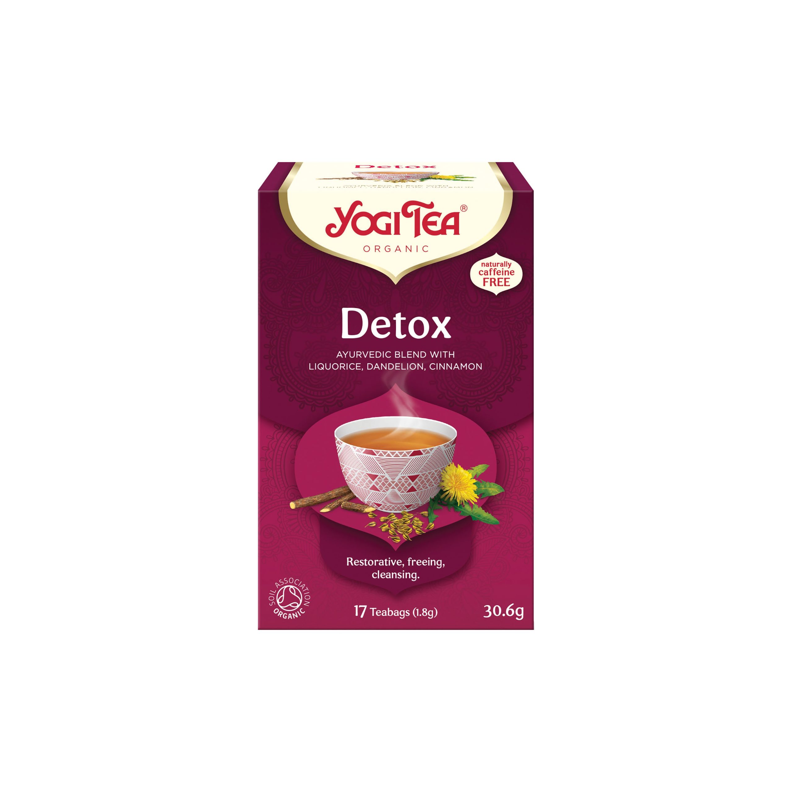 Yogi Tea Čaj Detox BIO - nálev. sáčky (17 x 1