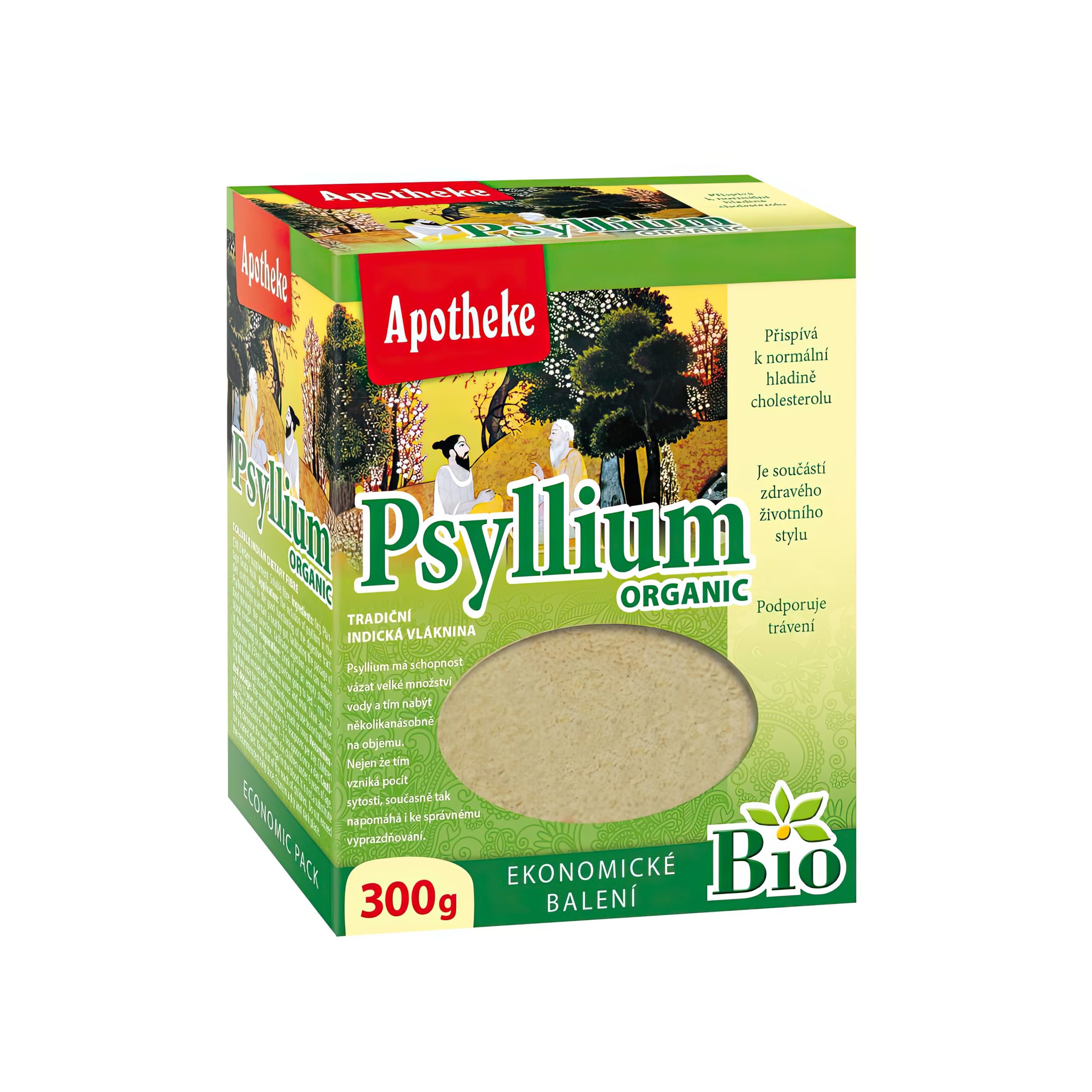 Apotheke Psyllium BIO - krabička (300 g) Apotheke
