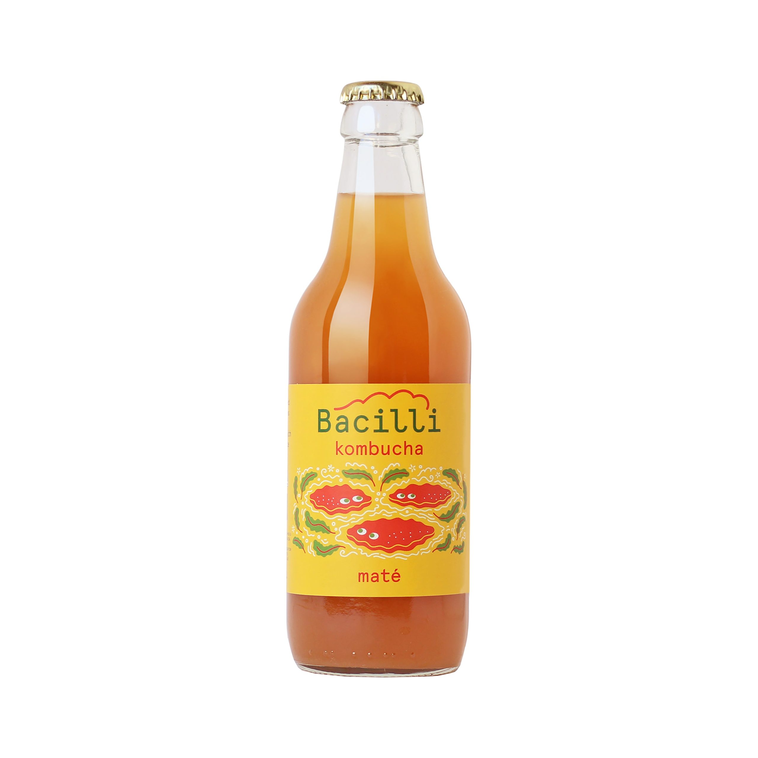Bacilli Kombucha BIO - Maté (330 ml) - podpora energie a soustředění Bacilli