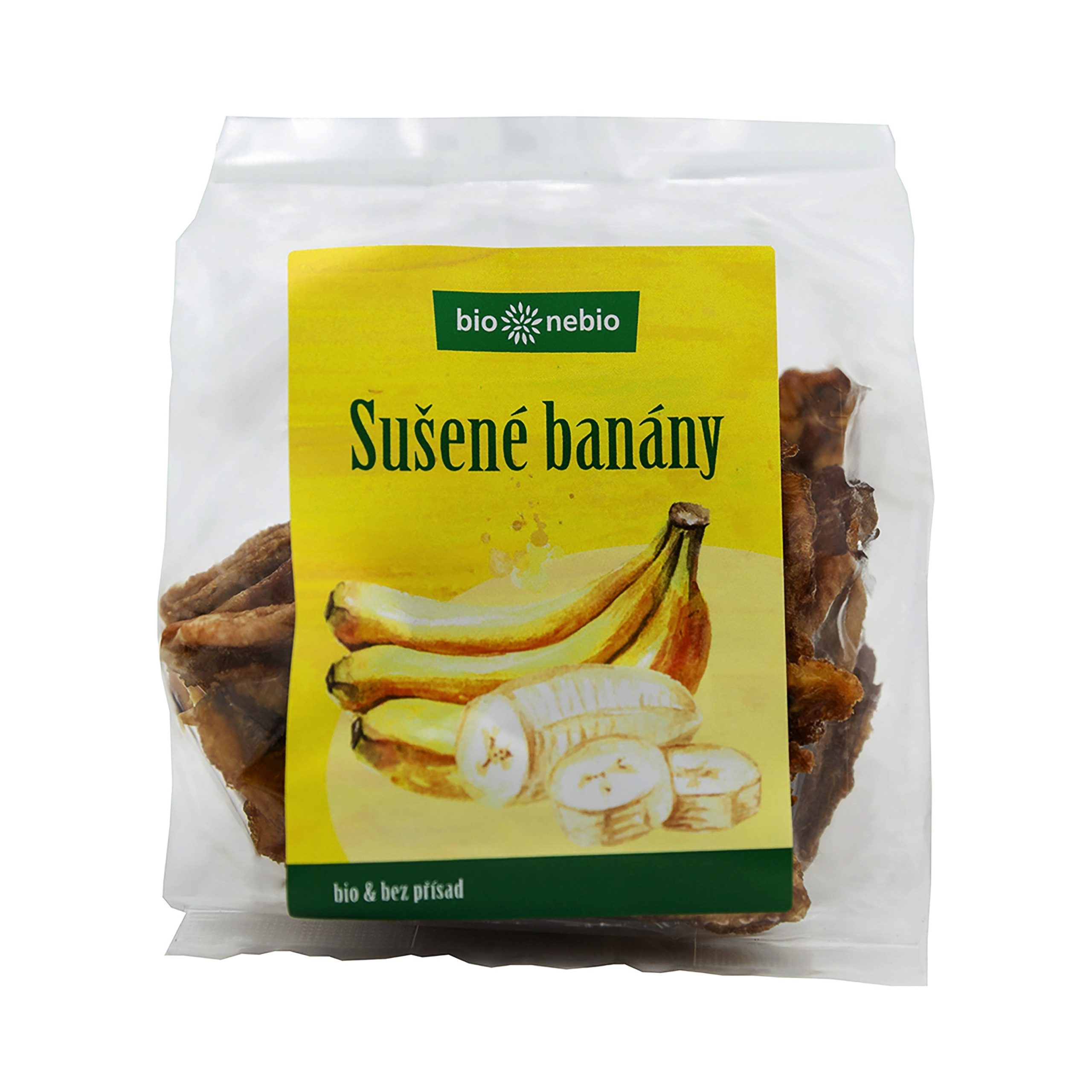 Banány sušené plátky 100 g BIO   BIO NEBIO Bio nebio